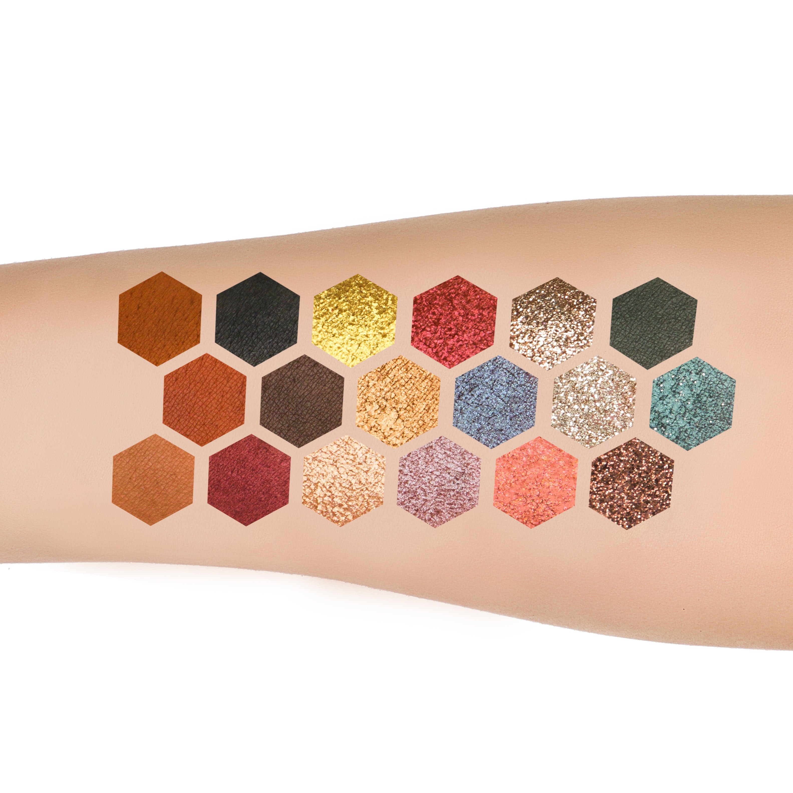 Glamnite Eyeshadow Palette - 12 Highly Pigmented Matte & Shimmer Shades | Vegan & Cruelty-Free Makeup | Perfect for Day to Night Looks, Parties & Special Occasions