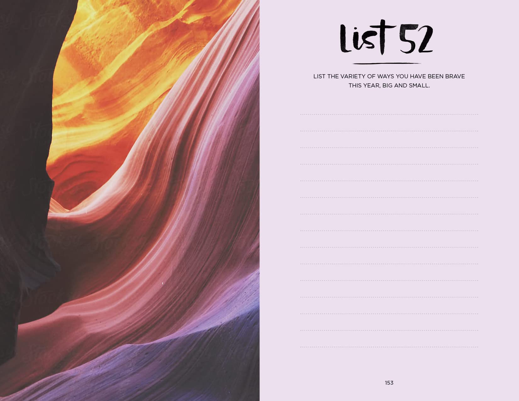 52 Lists for Bravery: Guided Journal for Courage, Resilience & Inner Strength - Weekly Self-Confidence Prompts with Inspirational Photos | Perfect for Personal Growth, Therapy & Mindfulness Practice
