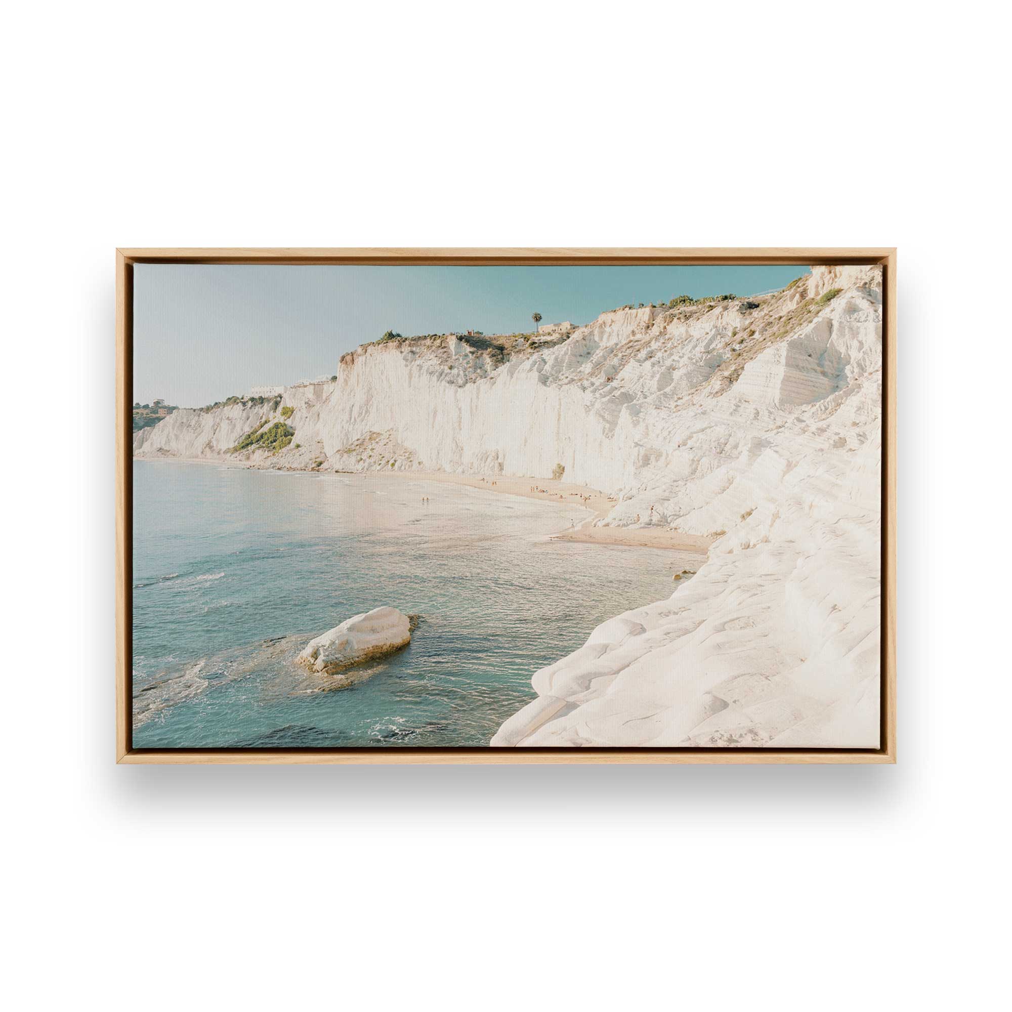 Cliffside Dreams Canvas Wall Art Print - Stunning Landscape Painting for Living Room, Bedroom & Office Decor