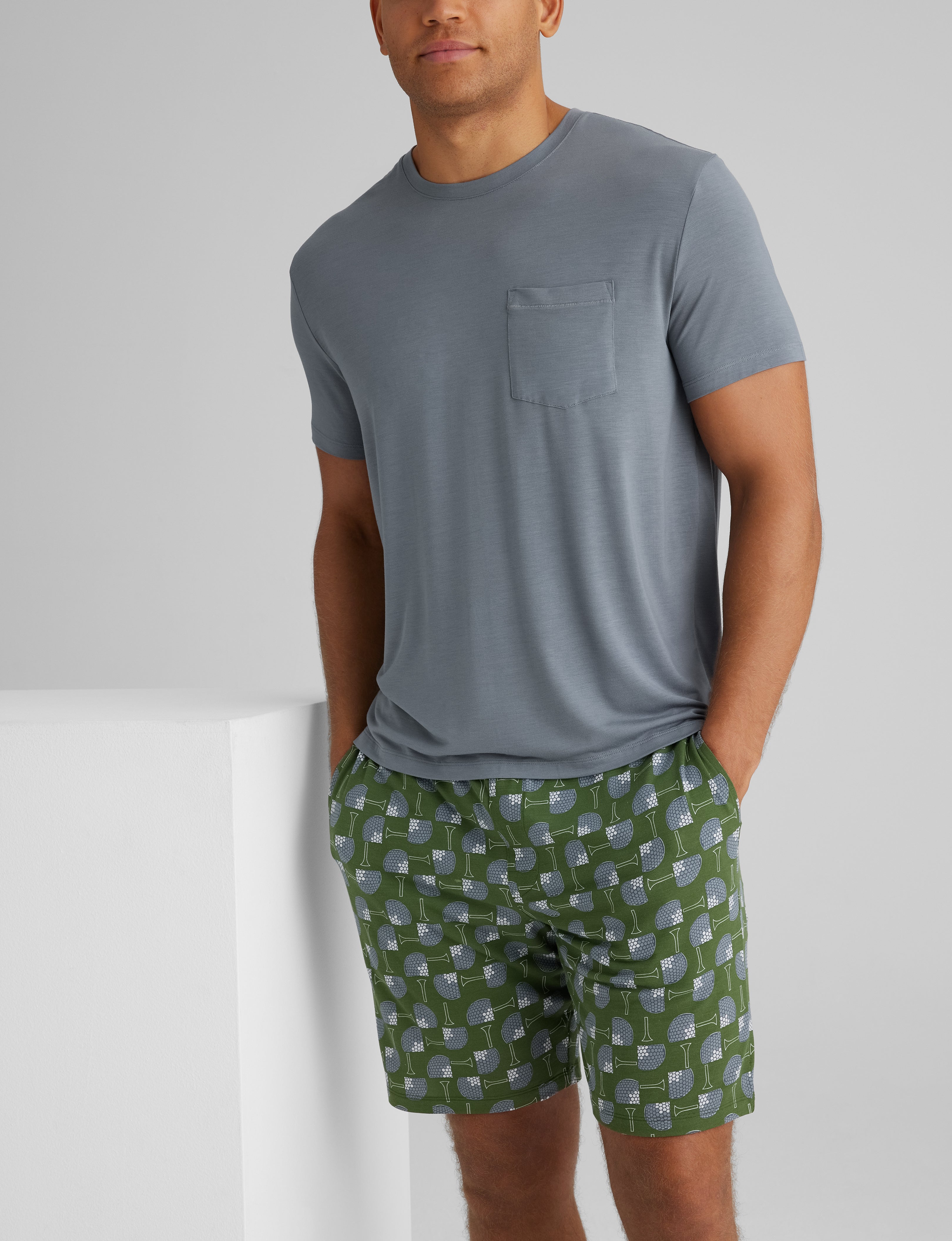 Second Skin Sleep Pocket Tee & Short Set - Ultra Soft Pajama Set for Women - Perfect for Lounging, Sleeping & Travel