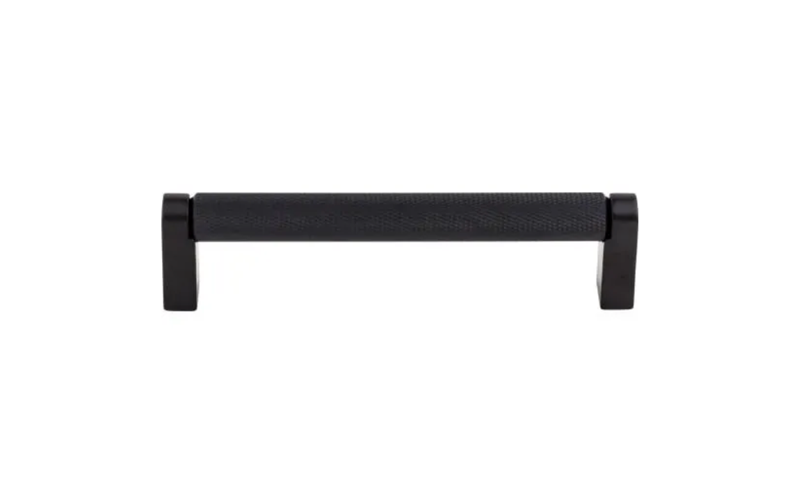 Matte Black Knurled Tessa Cabinet Knobs and Drawer Pulls - Premium Kitchen & Bathroom Hardware for Modern Home Decor
