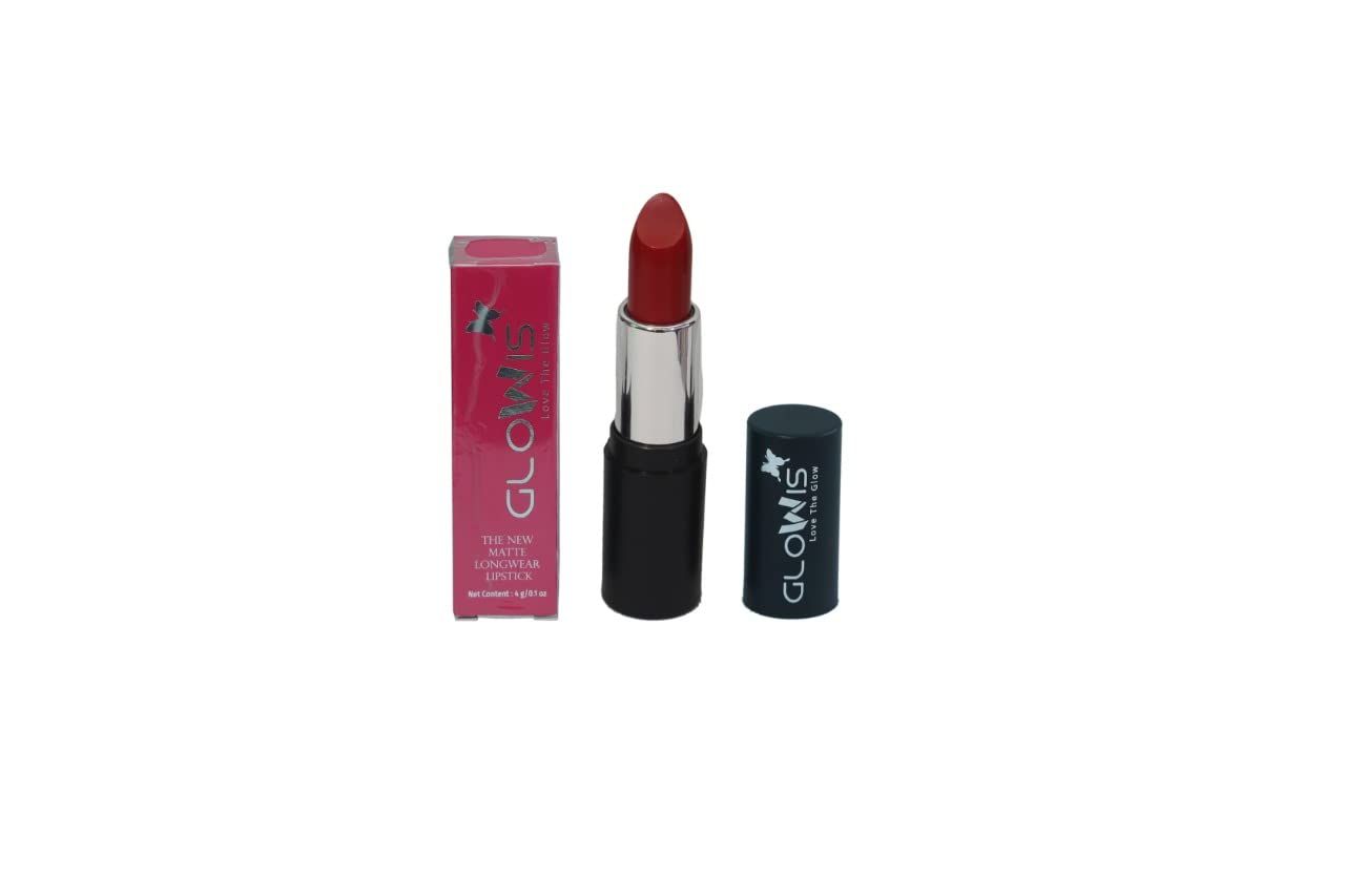 Glowis G-1 Long Lasting Matte Lipstick - Waterproof, Non-Stick, Highly Pigmented Lip Color for Women | Perfect for Daily Wear, Parties, and Special Occasions