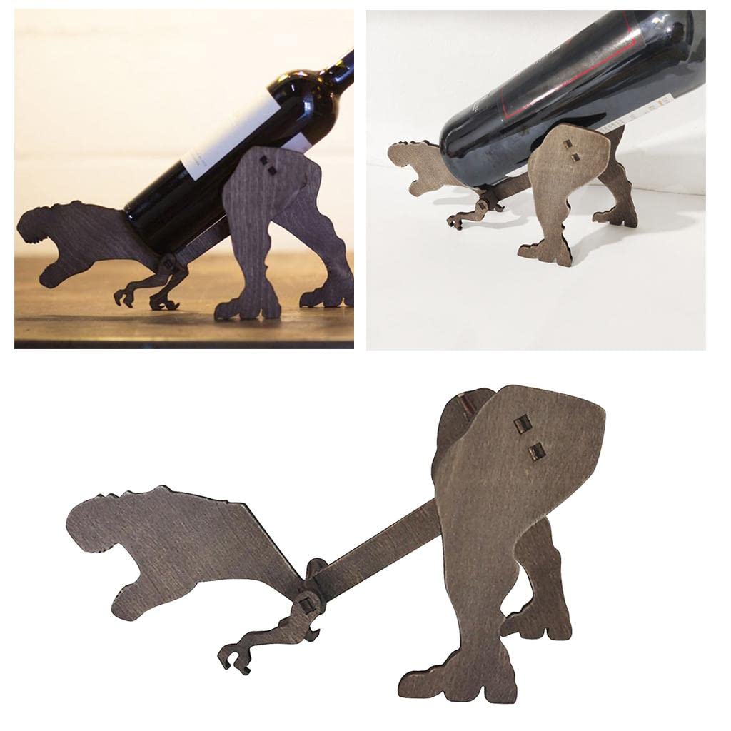 SM SunniMix Creative Wine Bottle Holder Stand - Funny Figurine Tabletop Wine Rack for Home Bar Decor & Wine Display Shelf | Perfect for Kitchen Counter, Dining Table, and Party Decorations