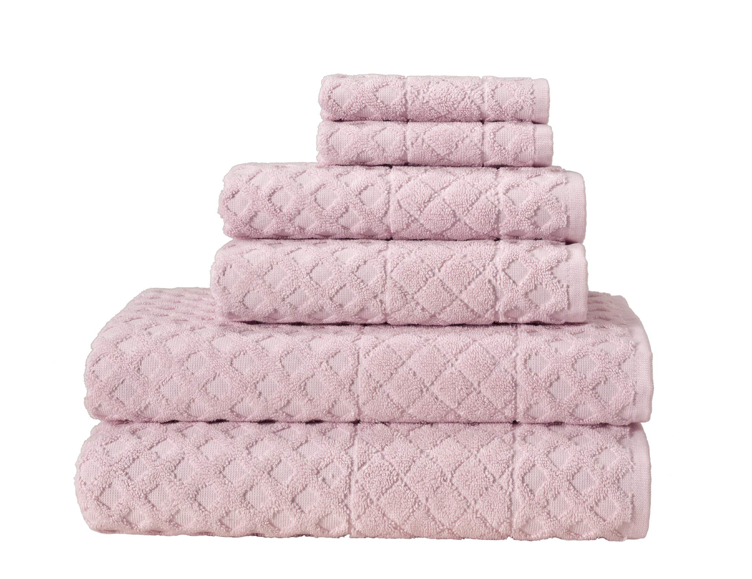 Enchante Home - Premium 6-Piece Turkish Towel Set - Ultra Soft, Quick Dry & Highly Absorbent - Long Staple Cotton for Bath, Beach & Spa - Luxury Bath Towels for Home & Travel