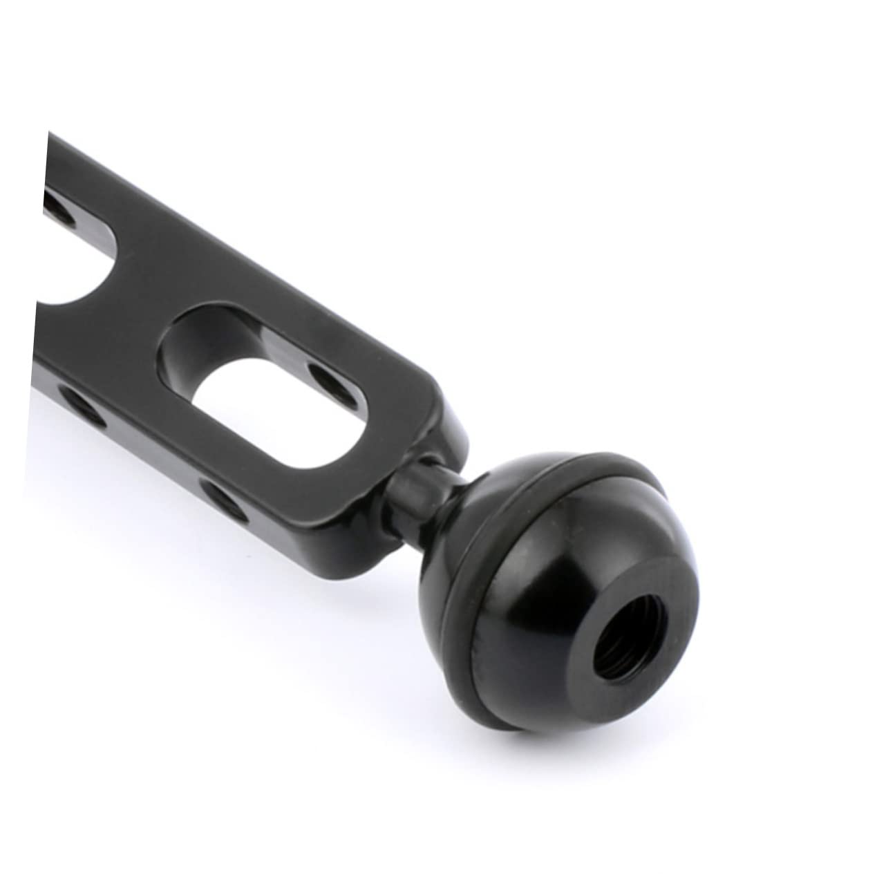 CLISPEED 13cm Aluminum Alloy Dual Ball Arm for Underwater Torch Diving - Adjustable Mounting Bracket for Scuba Diving Lights & Underwater Photography Equipment