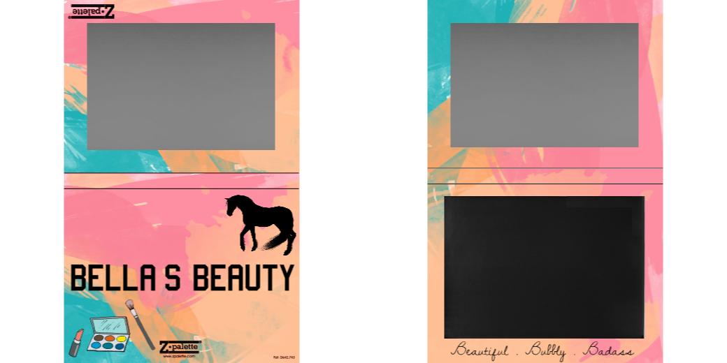Custom Extra Large Z Palette - Magnetic Makeup Palette for Eyeshadows & Blush - Perfect for Travel & Professional Makeup Artists