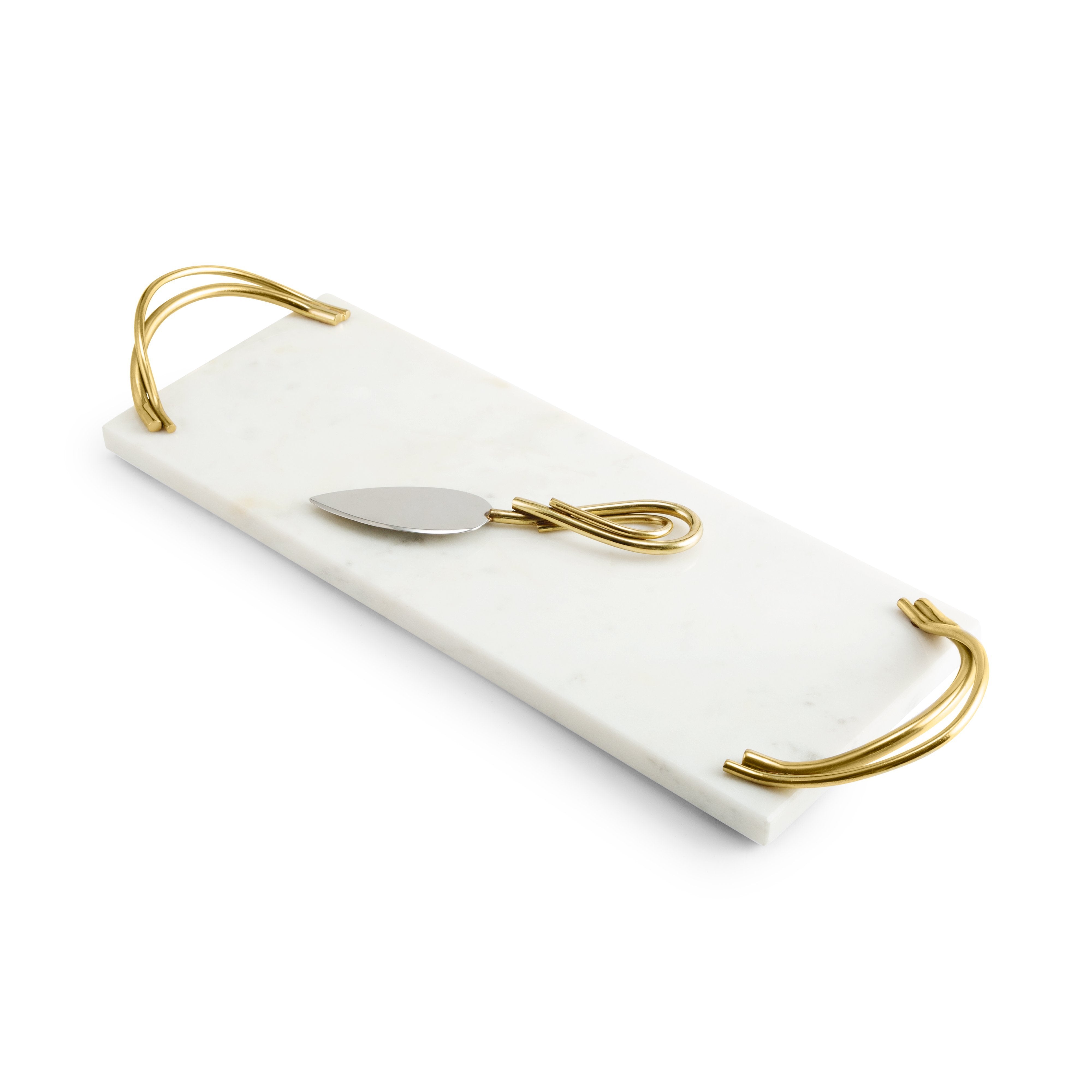 Elegant Calla Lily Small Cheese Board with Spreader - Perfect for Wine & Cheese Parties, Charcuterie, and Entertaining Gifts