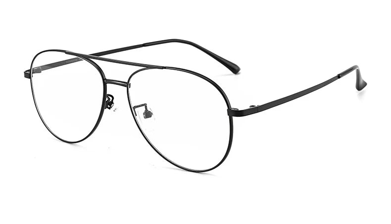 Aror Unisex Full Rim Oval Double Bridge Titanium Eyeglasses 83615 - Lightweight Durable Frame for Men & Women - Perfect for Reading, Work, and Everyday Fashion