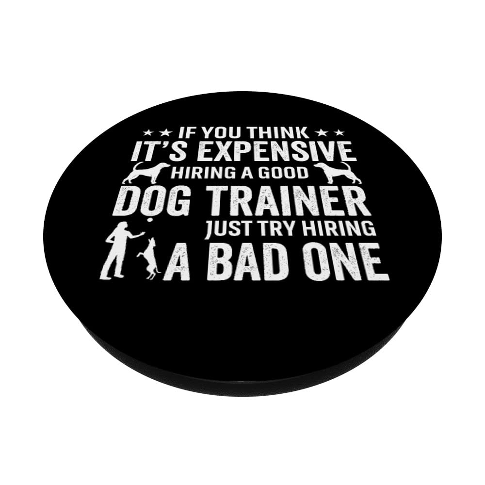 Funny Dog Trainer Pun PopSockets - Swappable PopGrip for Dog Groomers & Training Enthusiasts - Perfect for Dog Lovers, Pet Professionals & Animal Care Gifts
