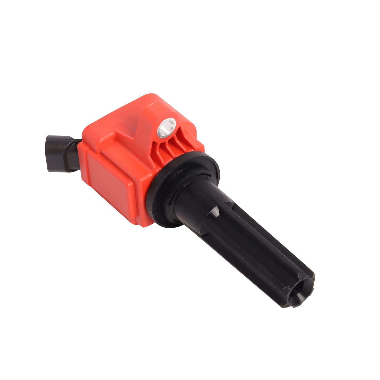 5-Pack Red Ignition Coil & Iridium Spark Plug Set - Compatible with Chevrolet Colorado, Canyon, H3, Rainier, Trailblazer, Ascender 3.7L 4.2L (2007-2012) - Replaces 12496547, UF497, 5019, C1558 - Perfect for Engine Performance Upgrades & DIY Auto Repairs