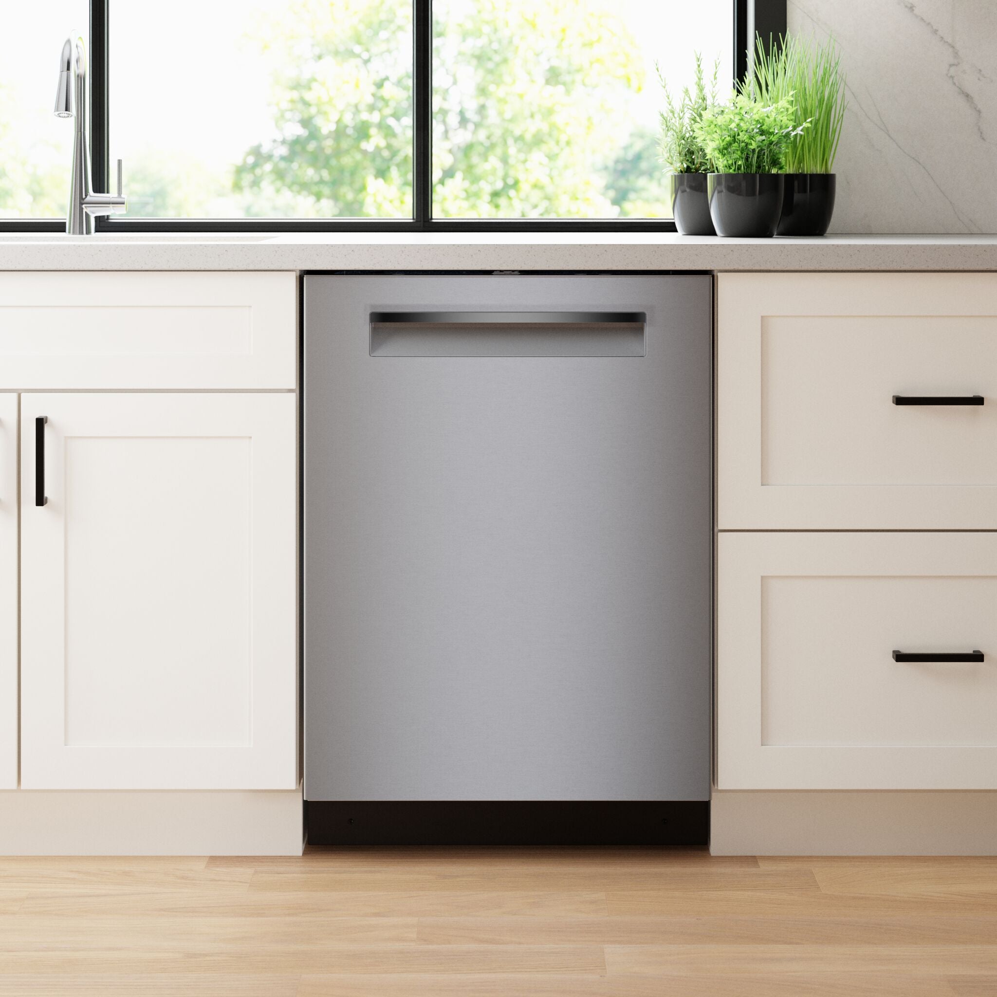 Bosch 500 Series Smart Dishwasher - Stainless Steel, 3rd Rack, Energy Star Certified | Perfect for Large Families & Open Kitchen Designs
