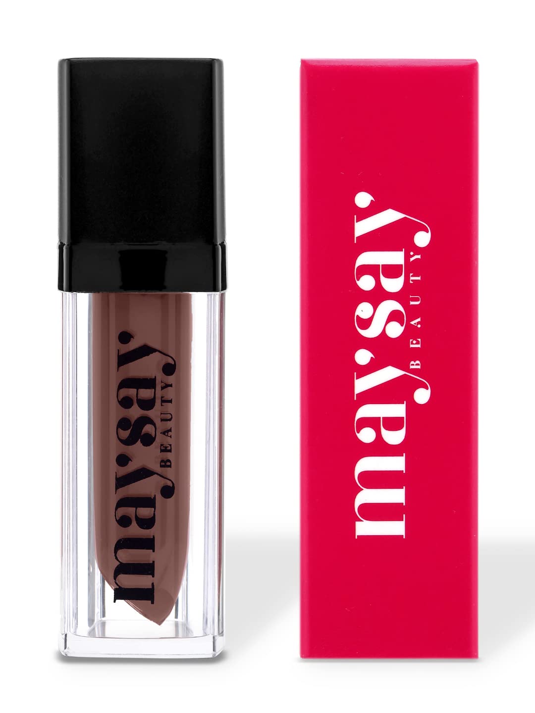 MaySay Beauty Truly Juicy Lip & Cheek Tint - Moody Mocha | Long-Lasting, Vegan & Cruelty-Free | Perfect for Everyday Wear, Date Night & Natural Makeup Looks