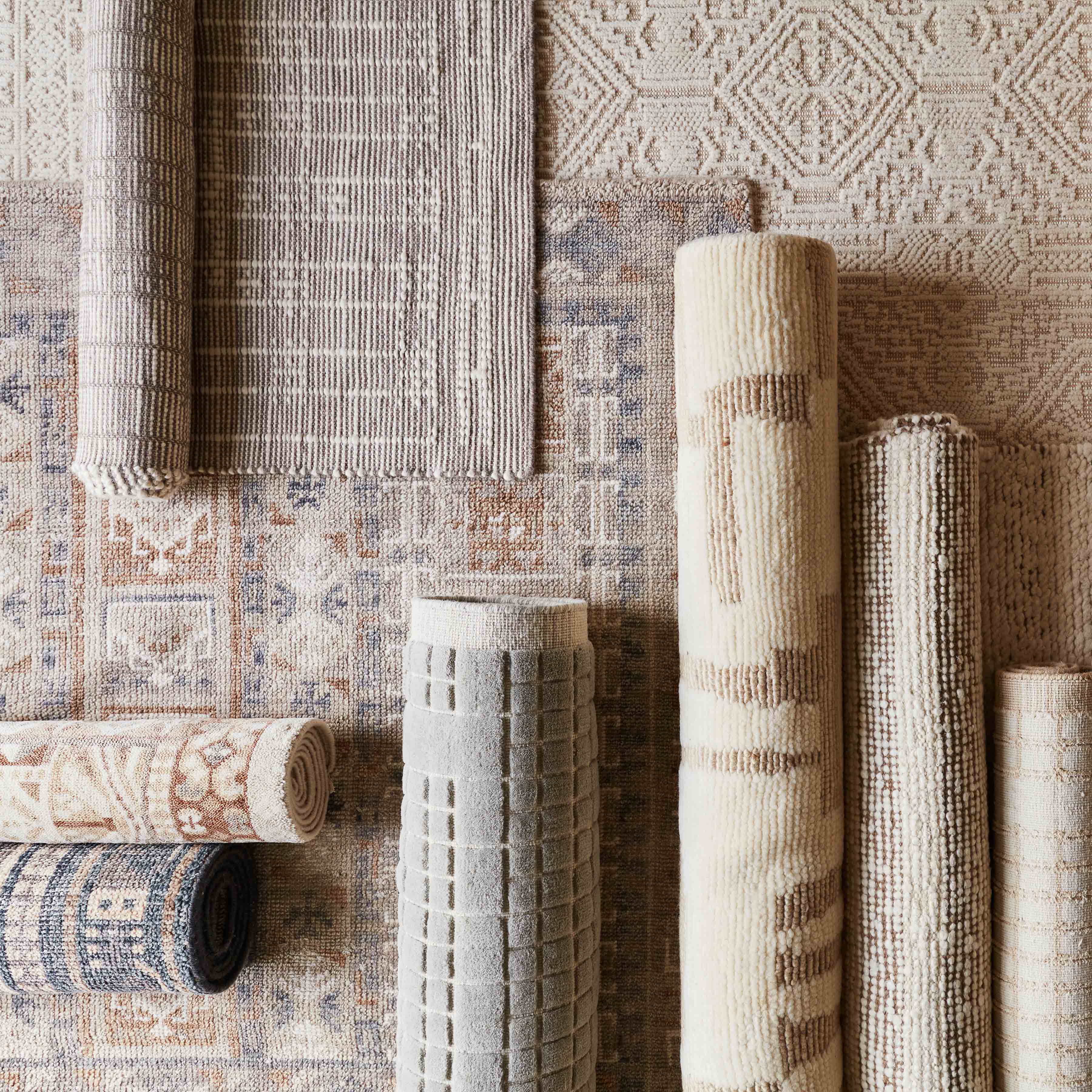 Parina Handwoven Area Rug - Soft Boho Chic Rug for Living Room, Bedroom & Dining Area - Eco-Friendly Natural Fiber Floor Decor