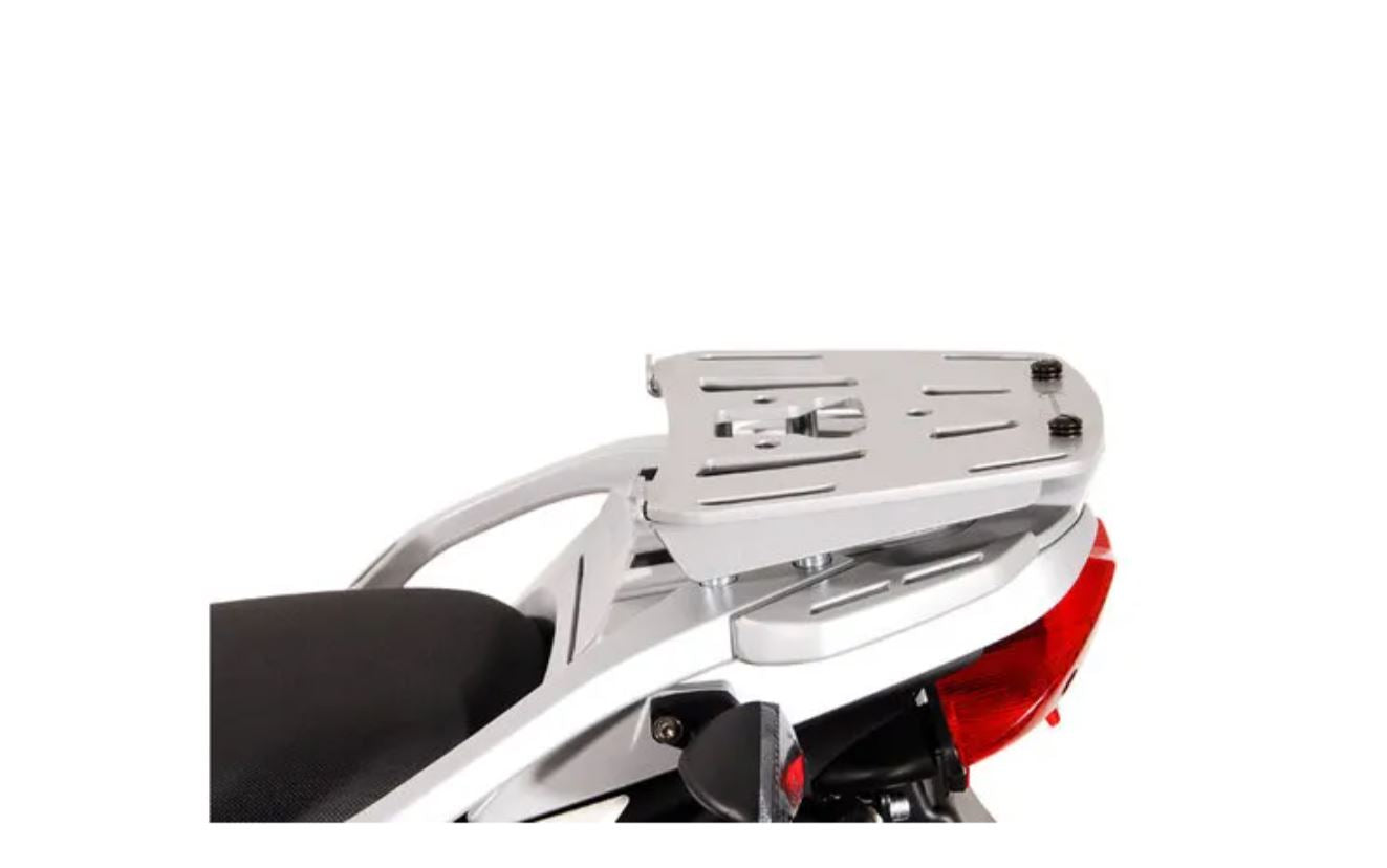MOTECH BMW F650GS F650GS Dakar 2003-2007 & G650GS 2011-2015 Aluminum Luggage Rack - Heavy Duty Motorcycle Top Case Carrier for Adventure Touring & Off-Road Riding
