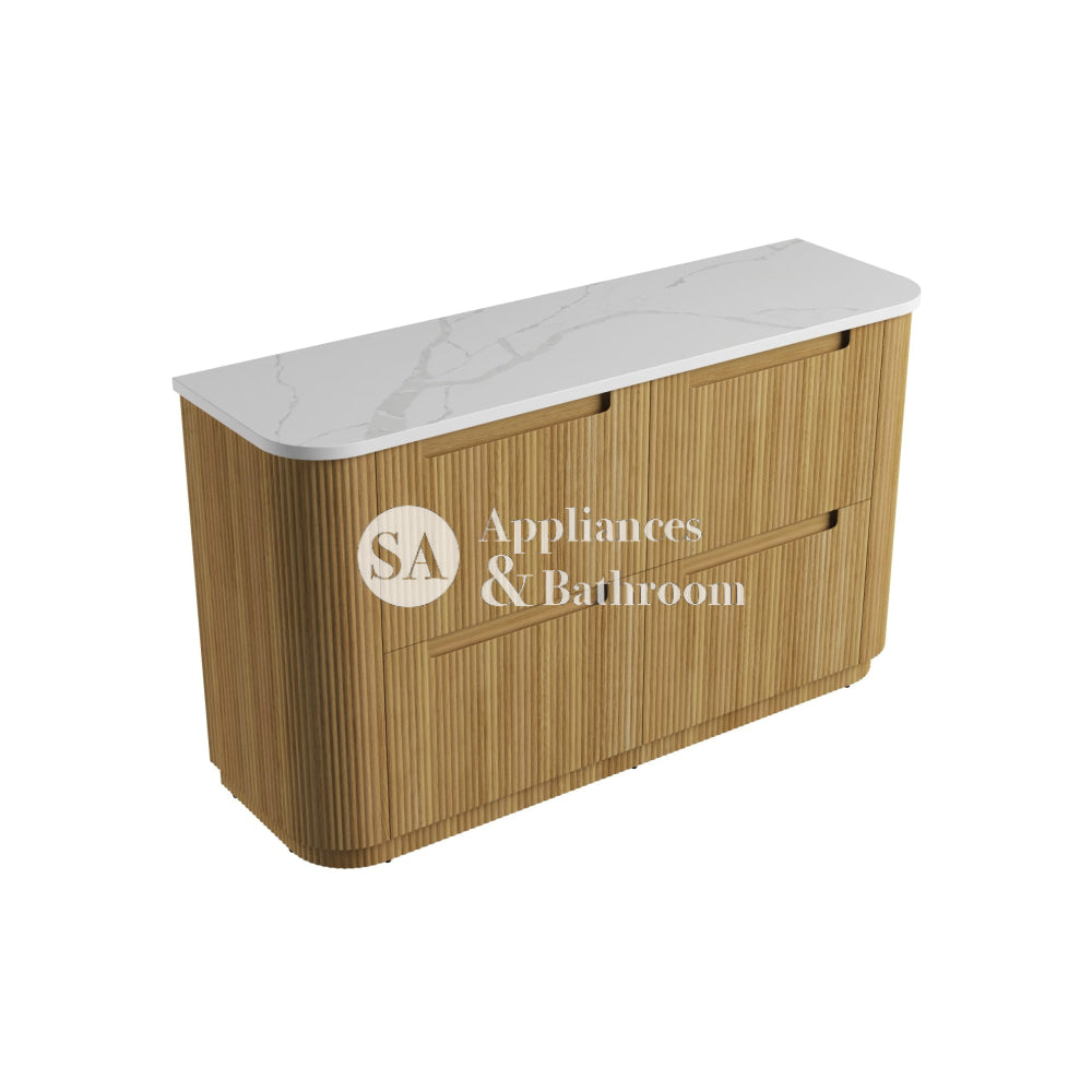 Aulic 1500mm Modern Bathroom Vanity with Solid Surface Countertop - Palis Top Design, CA58 1500 ST66FT - Perfect for Master Bathroom & Powder Room Renovations