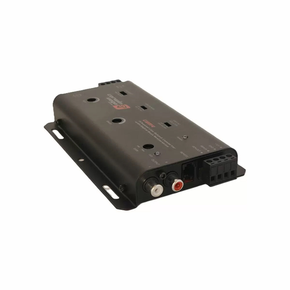 Cerwin Vega CVM4 2 Channel High Power Line Output Converter with Bass Boost - Car Audio System Enhancer for Amplifiers & Subwoofers | Perfect for Upgrading Factory Stereo in Trucks & SUVs