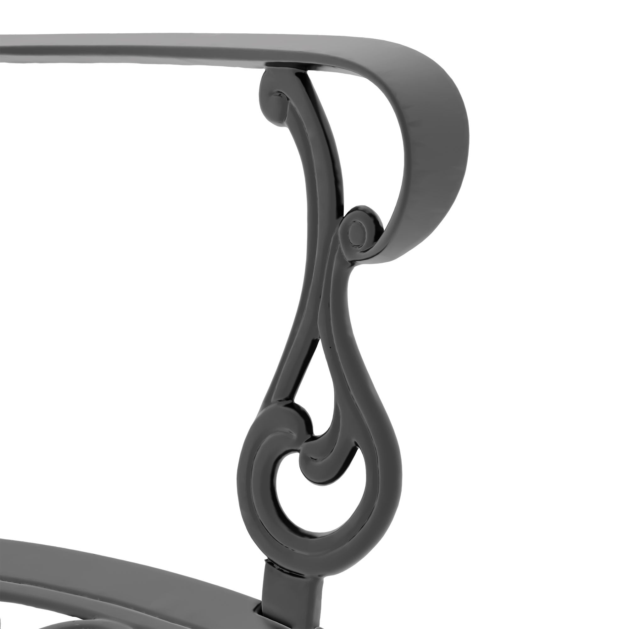 3-Piece Cast Aluminum Patio Furniture Set with Cushions (Random Colors) - Outdoor Dining & Lounge Set for Garden, Poolside, and Backyard Relaxation