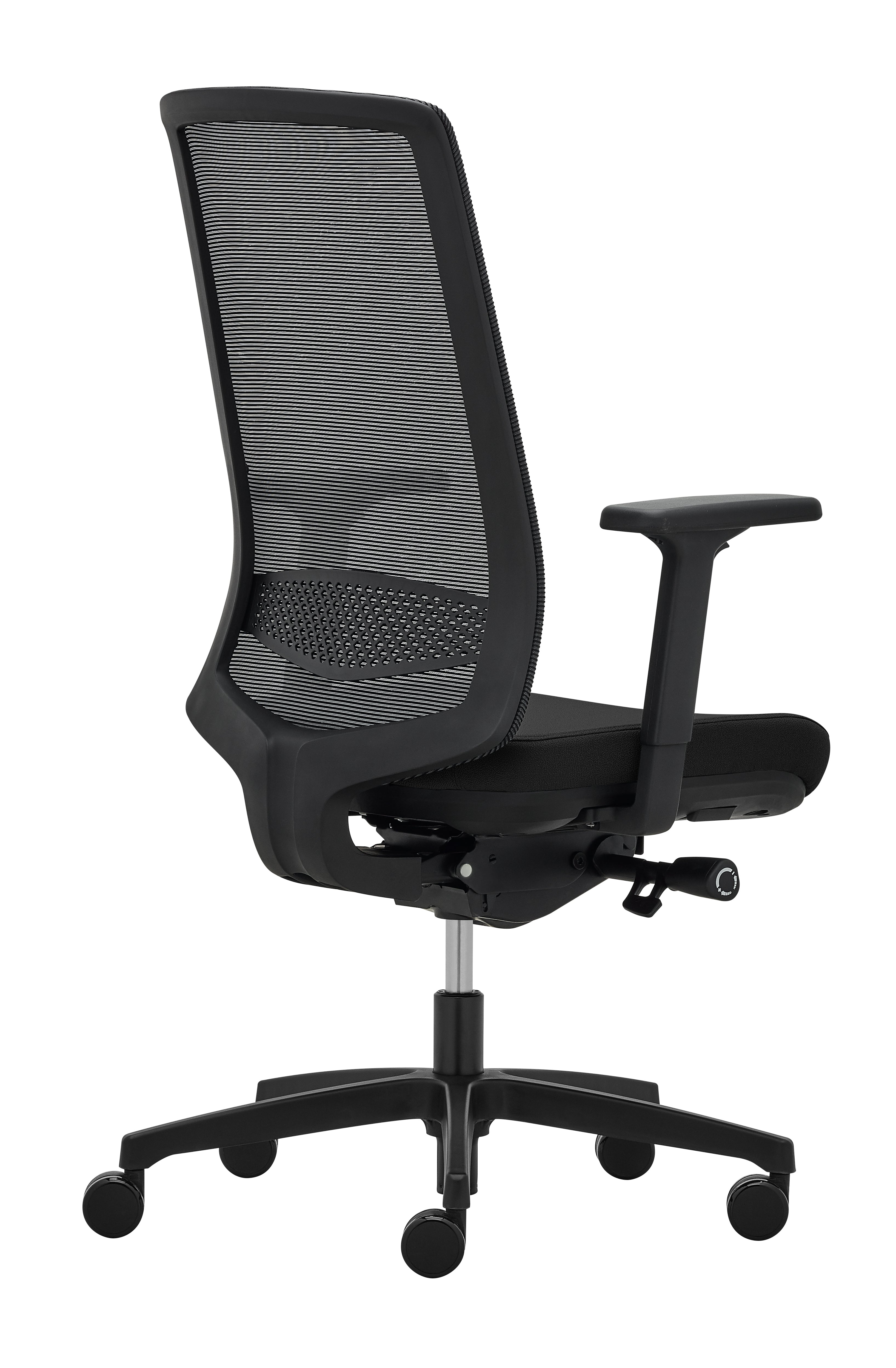 Ergonomic Mesh Office Chair with High Back - Adjustable Lumbar Support, Breathable Mesh, Swivel & Tilt Function - Perfect for Home Office, Gaming & Workspace Comfort