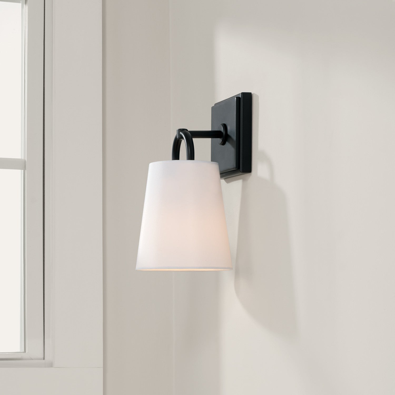 Capital Lighting One Light Wall Sconce - Modern Wall Mounted Light Fixture for Bedroom, Living Room & Hallway Decor
