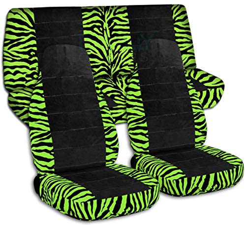 Lime Green Zebra & Black