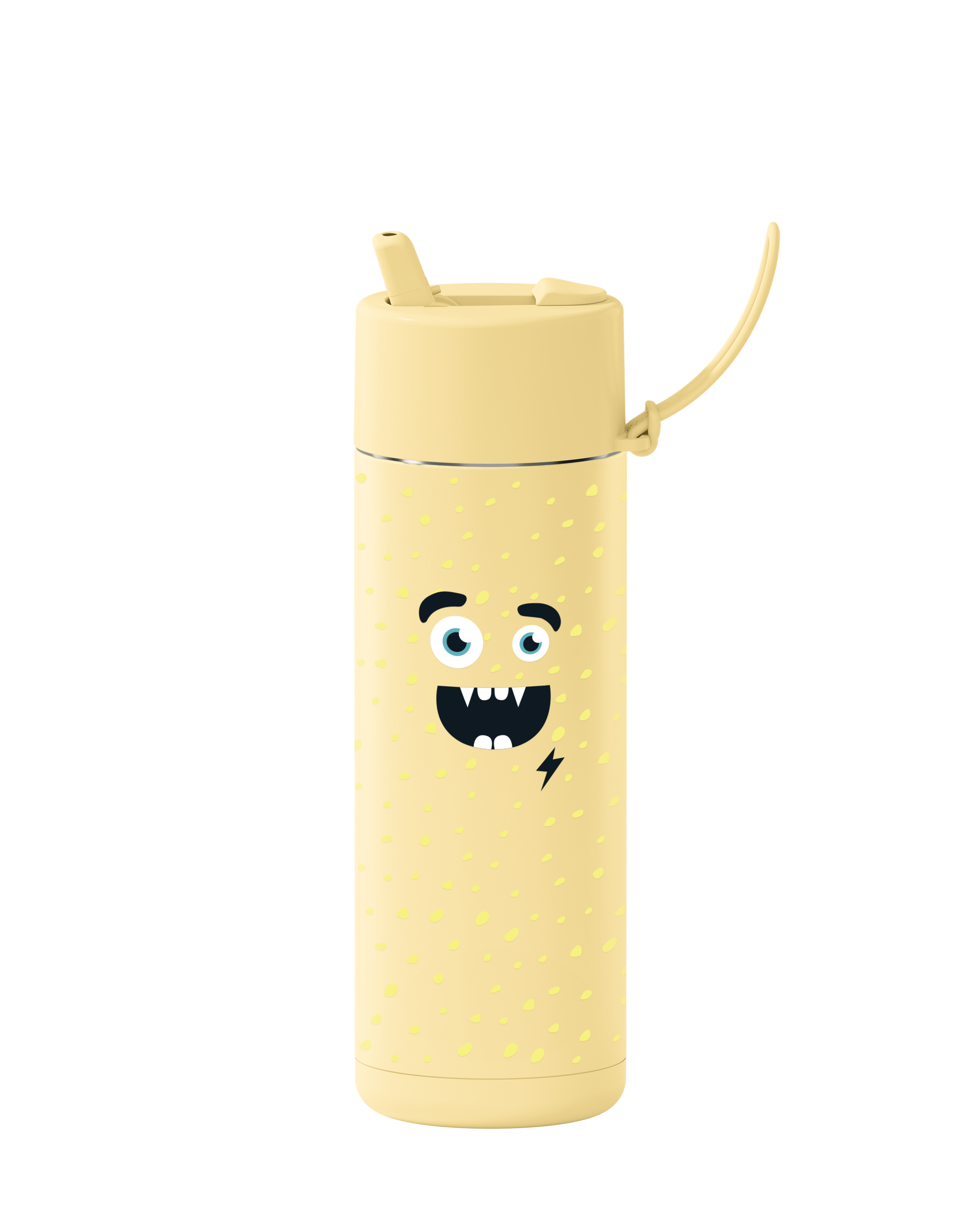 Franksters 20oz Ceramic Reusable Water Bottle - 595ml Insulated Eco-Friendly Travel Mug for Hot & Cold Drinks - Perfect for Office, Gym, Hiking & Outdoor Activities