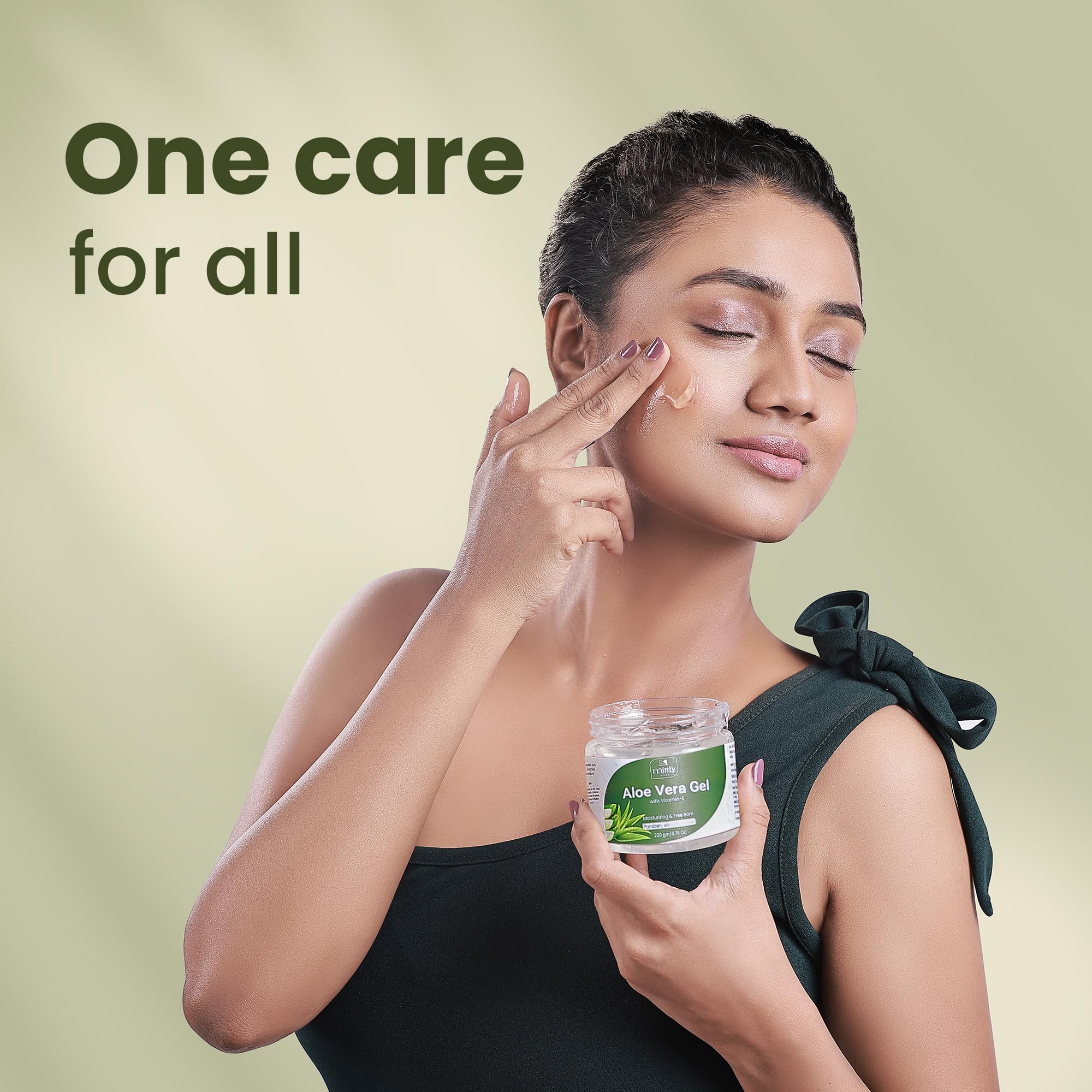Natural Aloe Vera Gel for Face & Hair - Vitamin E Enriched Moisturizer for Women & Men | Paraben & Silicone Free | Soothing & Hydrating Skin Care | Perfect for Sunburn Relief, Hair Styling & Daily Moisturizing | 200g