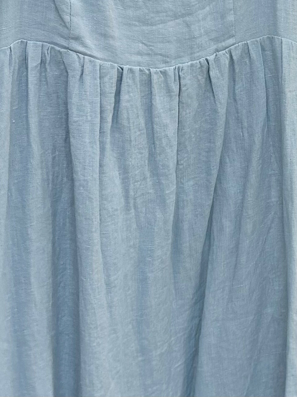 Candace Maxi Dress in Light Blue | 100% Linen Maternity Dress | Bump Friendly & Comfortable | Perfect for Pregnancy, Beach Vacations & Summer Outfits (Low Stock)
