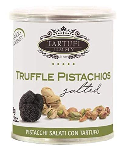 Premium Truffle-Infused Pistachio Nuts | Oven-Baked Crunchy Healthy Snack with Distinctive Nutty Flavor | Pack of 3 (1.2oz Each) | Perfect for Gourmet Gifts, Party Snacks & Keto Diet