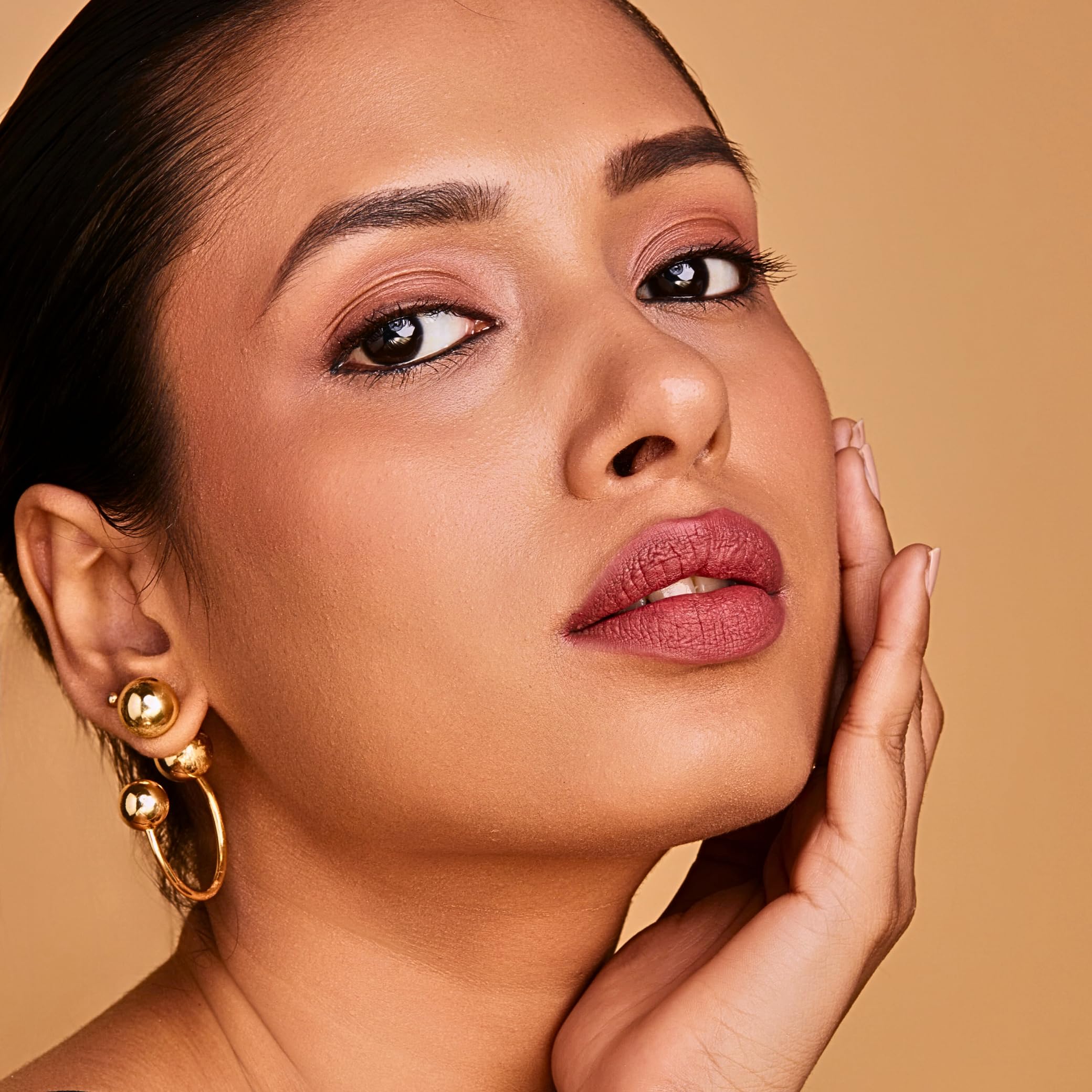Spekta Matte Lipstick - Long Lasting Nude Pink Shade 105 Alpha (Dusty Rose, 3.7g) | Vegan, Transfer-Proof with SPF 10 | Perfect for Everyday Wear, Date Night & Professional Meetings