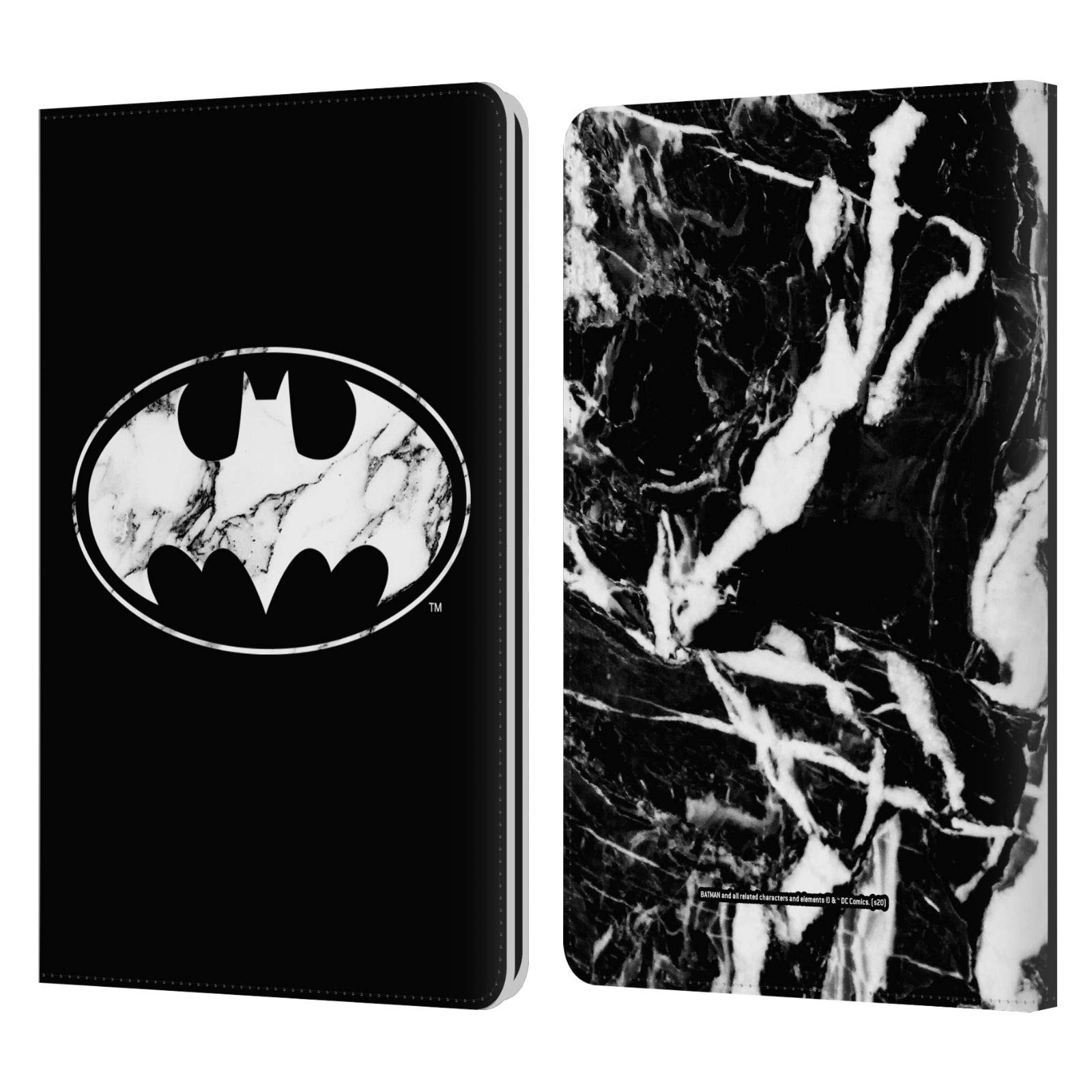 Official Batman DC Comics Leather Wallet Case for Kindle Paperwhite 1/2/3 - Licensed Marble Design Book Cover | Perfect for Reading, Travel & Comic Book Fans