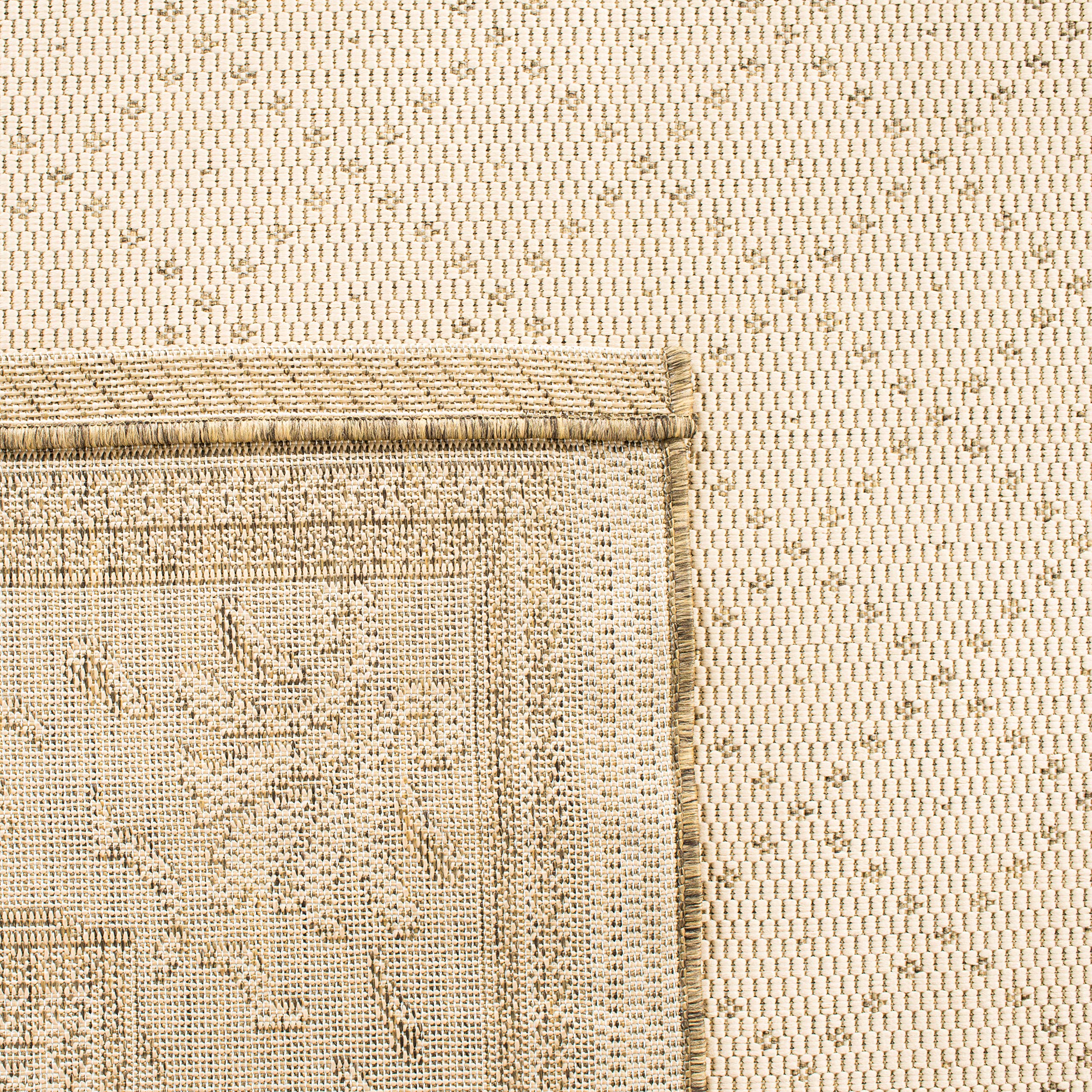SAFAVIEH Courtyard Collection 9' x 12' Area Rug - Natural & Brown Non-Shedding Easy Care Indoor Outdoor Washable Rug for Living Room, Bedroom, Patio, Backyard, Mudroom (CY0901-3001)