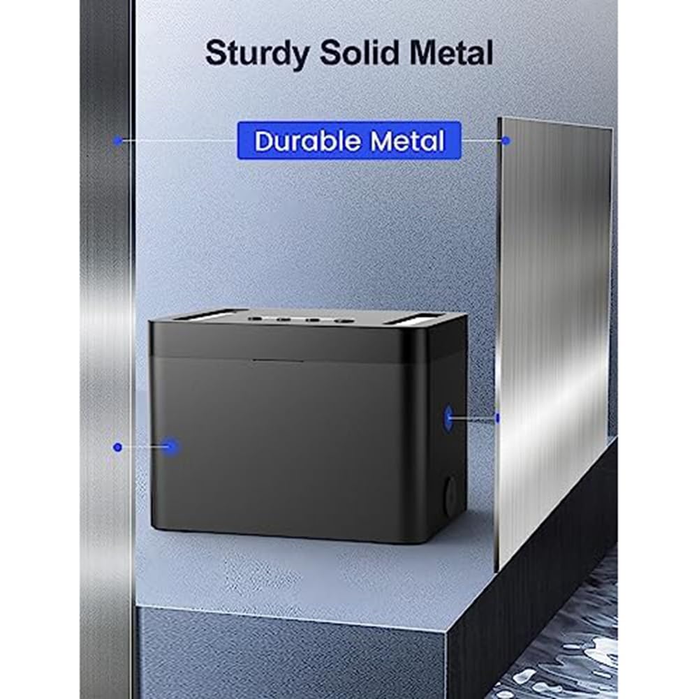 Kecung Timed Lock Box with Black Metal Lock - Self-Controlled Time Release Container for Money, Snacks & Medication Storage - Perfect for Home, Office & Classroom Use