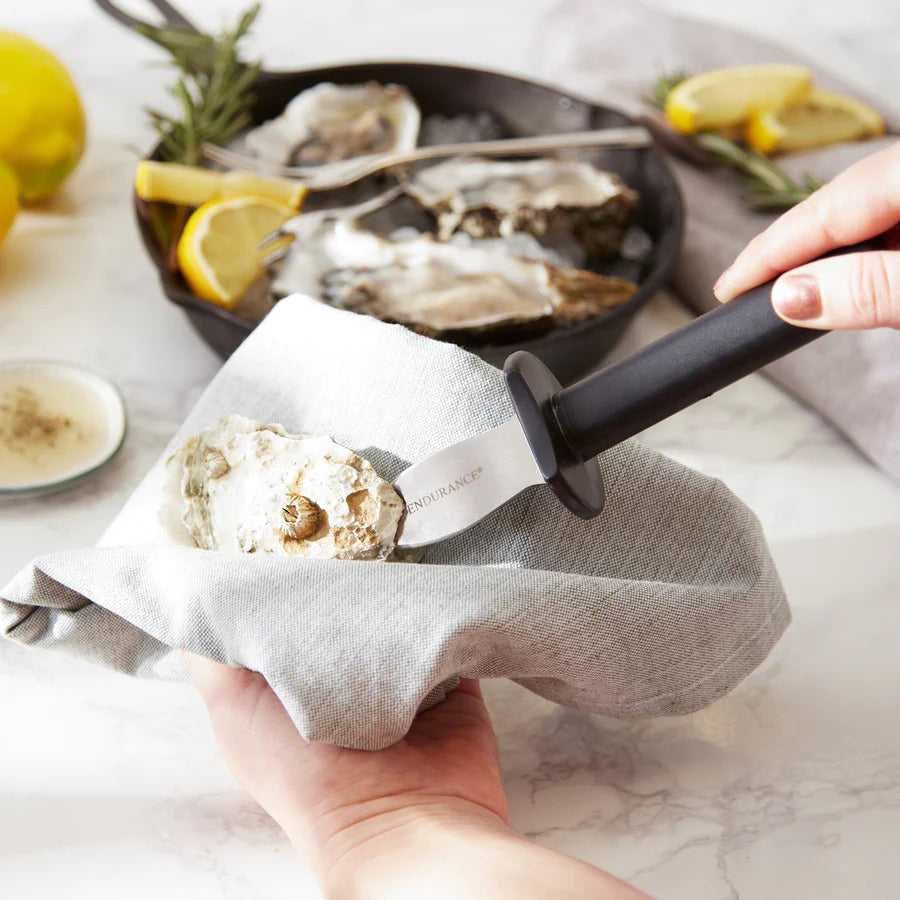 Premium Personalized Oyster Knife - Engraved Stainless Steel Shucking Tool for Professional Chefs & Home Cooks - Perfect for Seafood Lovers, Gourmet Cooking & Special Occasions