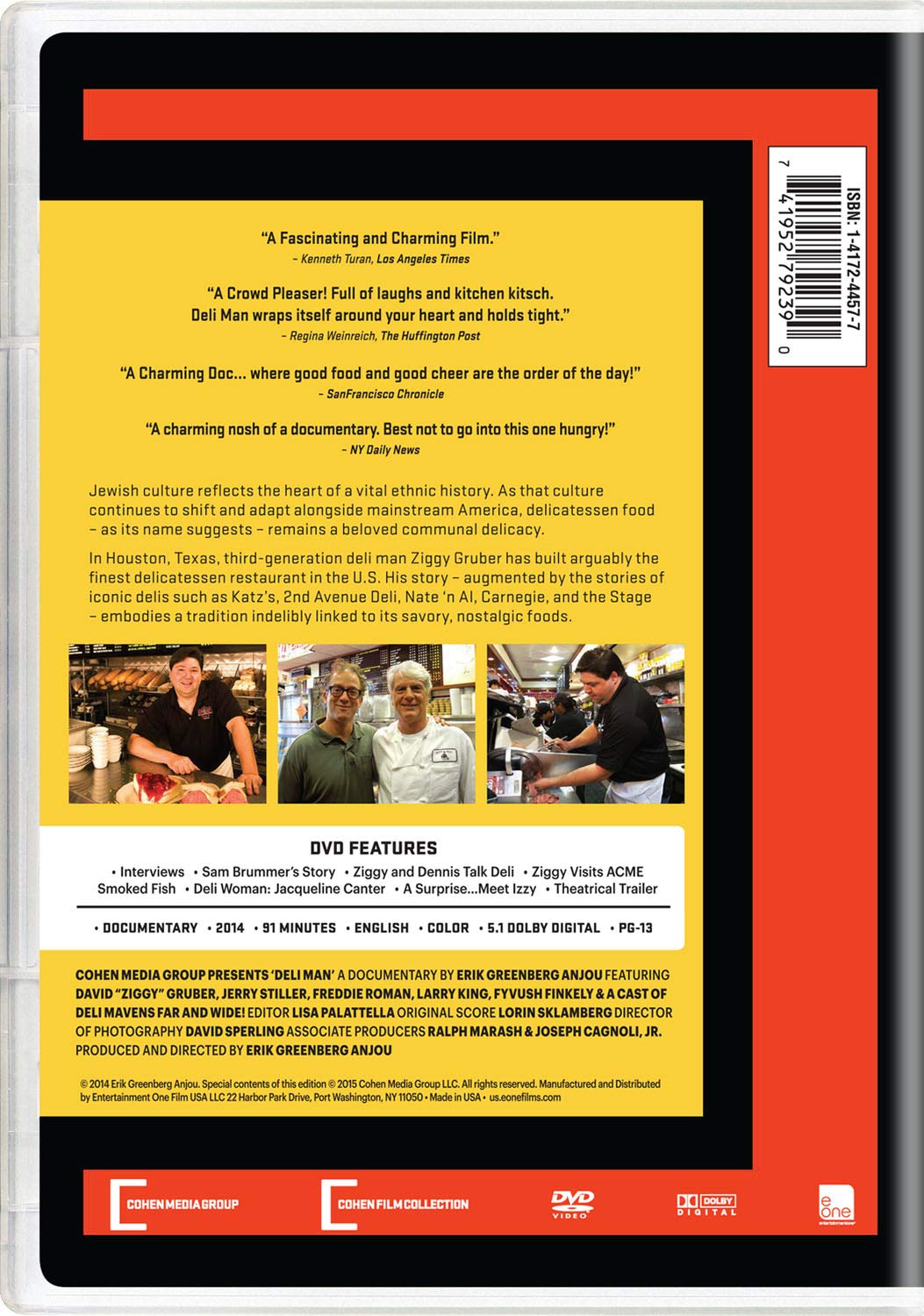 DELI MAN DVD - Authentic Jewish Deli Documentary Film | Perfect for Food Lovers & Cultural Enthusiasts | Great for Movie Nights & Educational Screenings