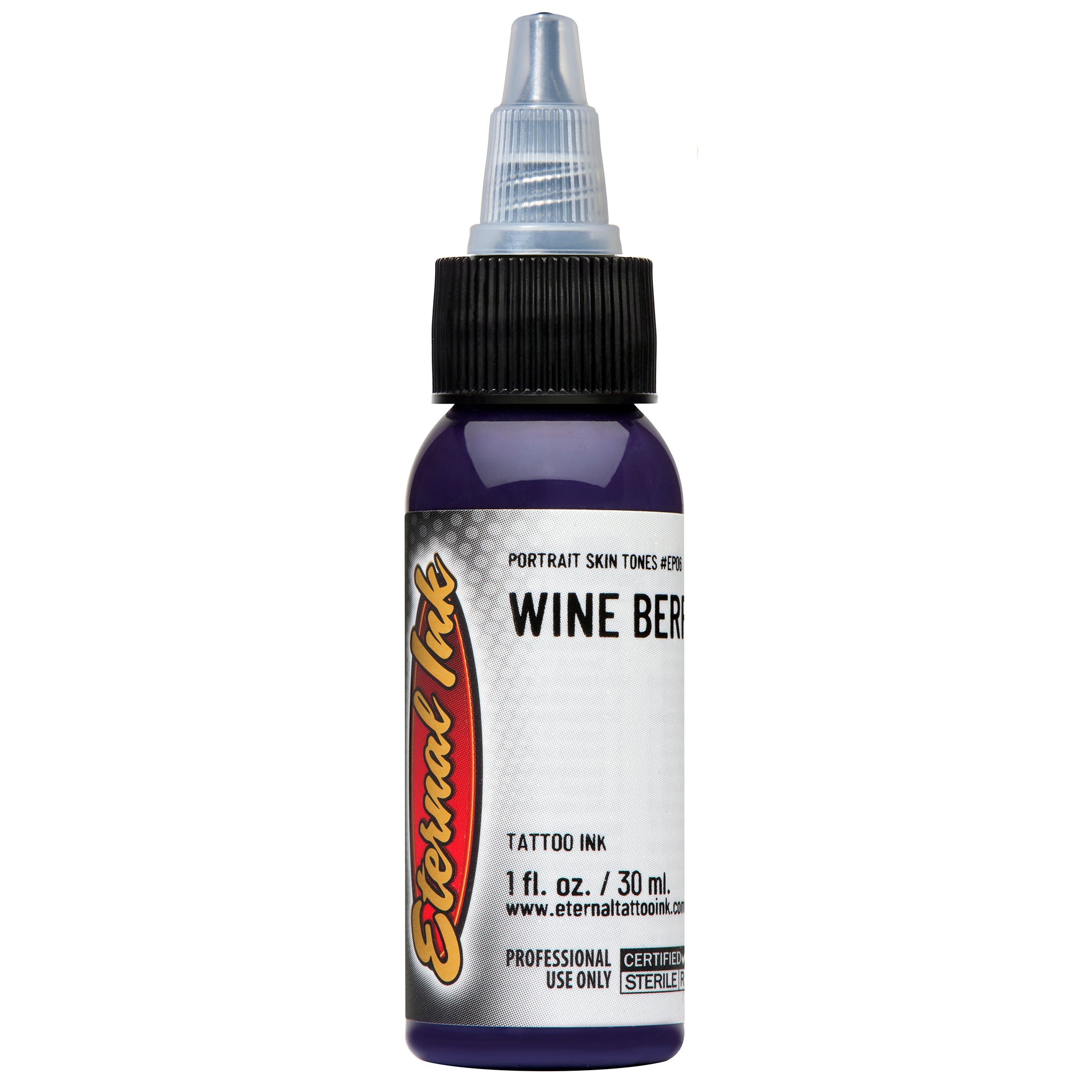 Eternal Tattoo Ink - Professional Wine Berry Color Tattoo Pigment for Artists | Perfect for Sleeves, Cover-ups & Body Art