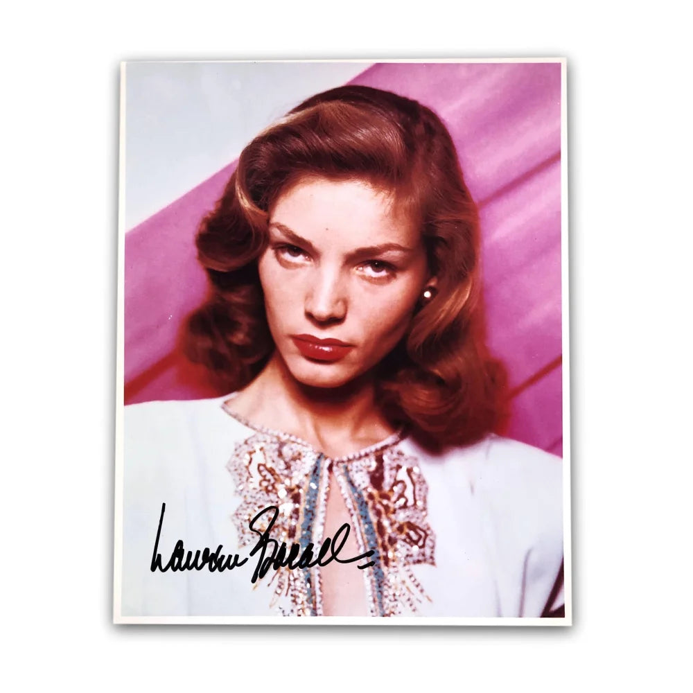 Lauren Bacall & Humphrey Bogart Signed 8x10 Photo - JSA COA Authenticated Autograph - Key Largo Movie Memorabilia - Perfect for Film Collectors & Classic Hollywood Fans