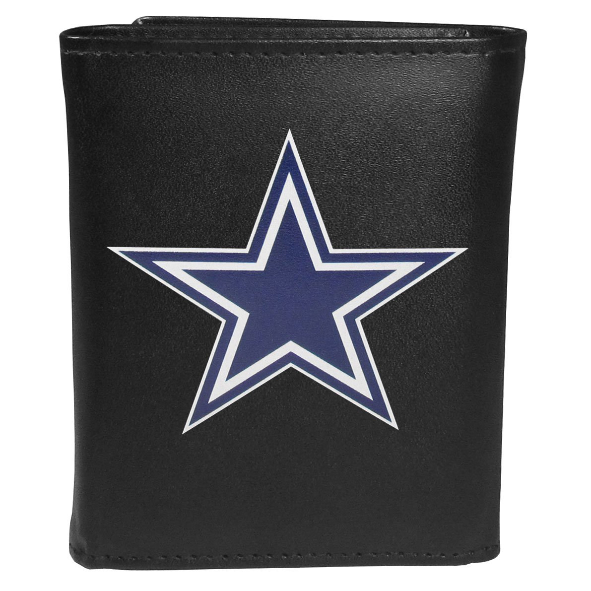 Siskiyou Boys' Tri-fold Wallet with Large Logo - Durable Leather Wallet for Teens & Kids - Perfect for School, Travel & Everyday Use