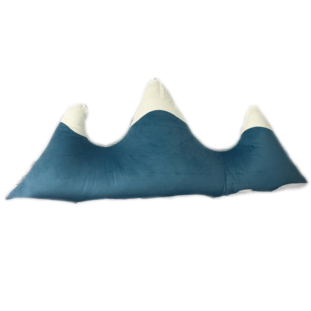 LZTET Reading Pillow Backrest Cushion - Soft 100% Cotton Support for Bed, Sofa & Floor - Washable Green Headboard Cushion (18x80cm) - Perfect for Reading, Nursing, Gaming & Relaxing