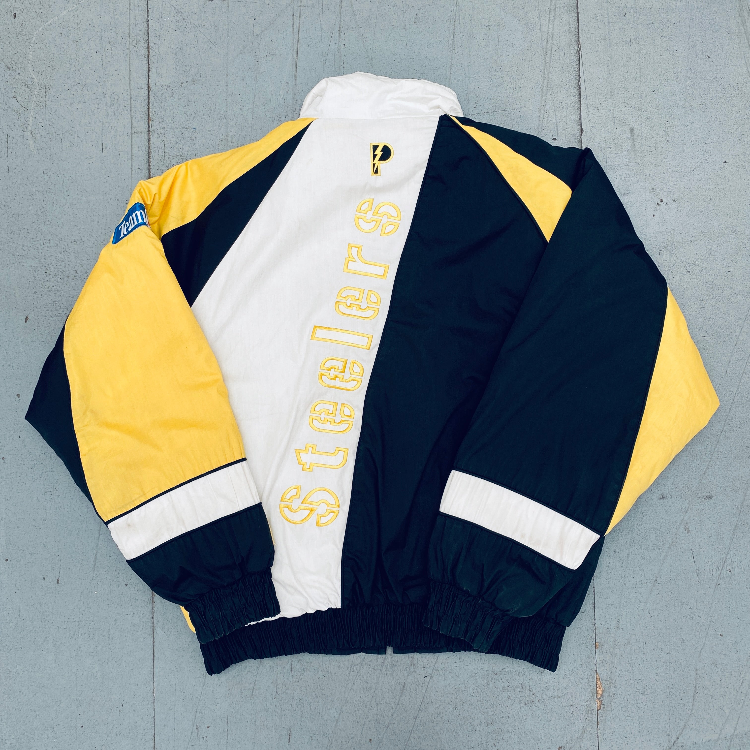 Pittsburgh Steelers 1990s Pro Player Full-Zip Jacket XL - Vintage NFL Football Fan Gear for Game Day & Casual Wear