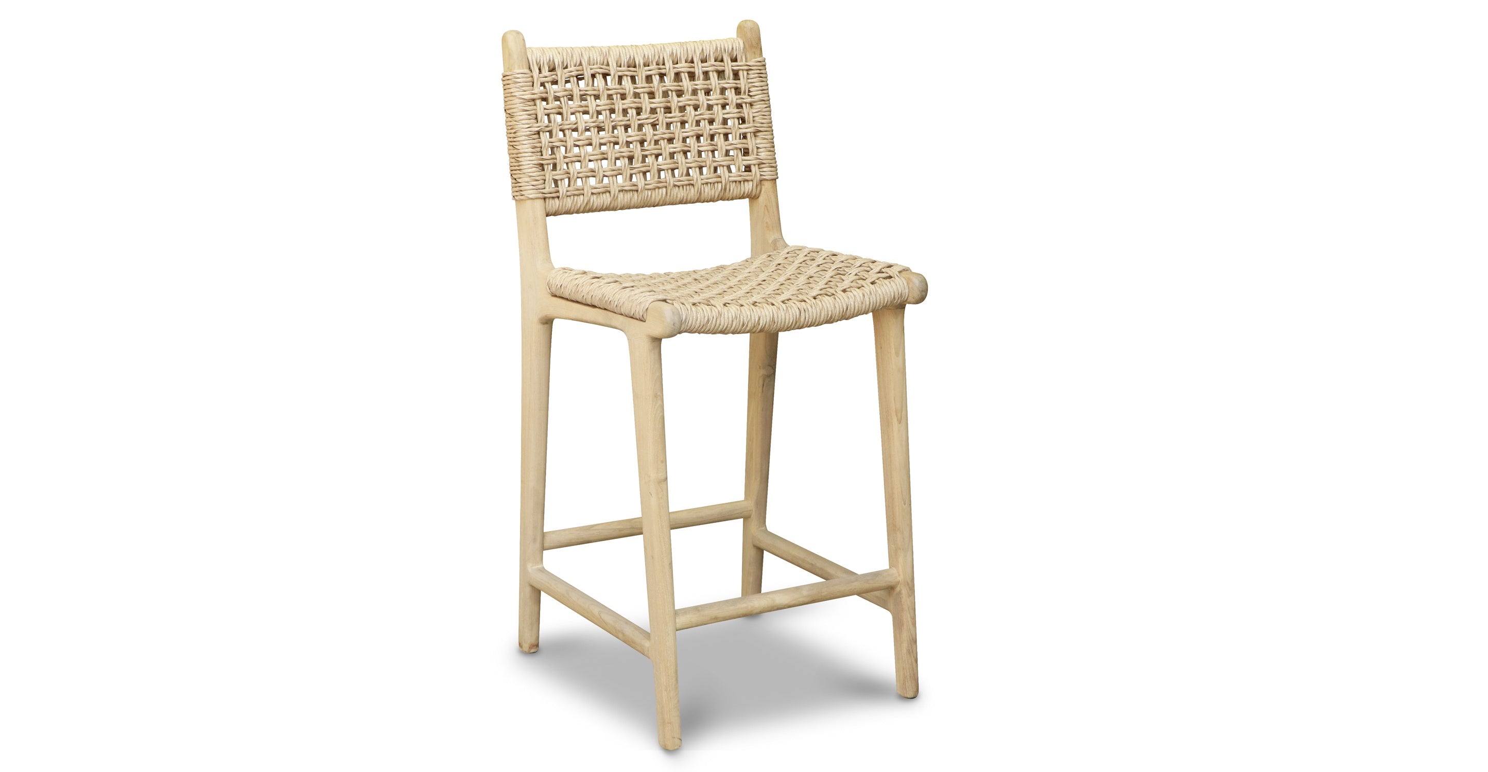 Modern Indoor/Outdoor Counter Height Stool - Adjustable Bar Stool for Kitchen Island, Patio & Dining - Durable & Comfortable Seating Solution