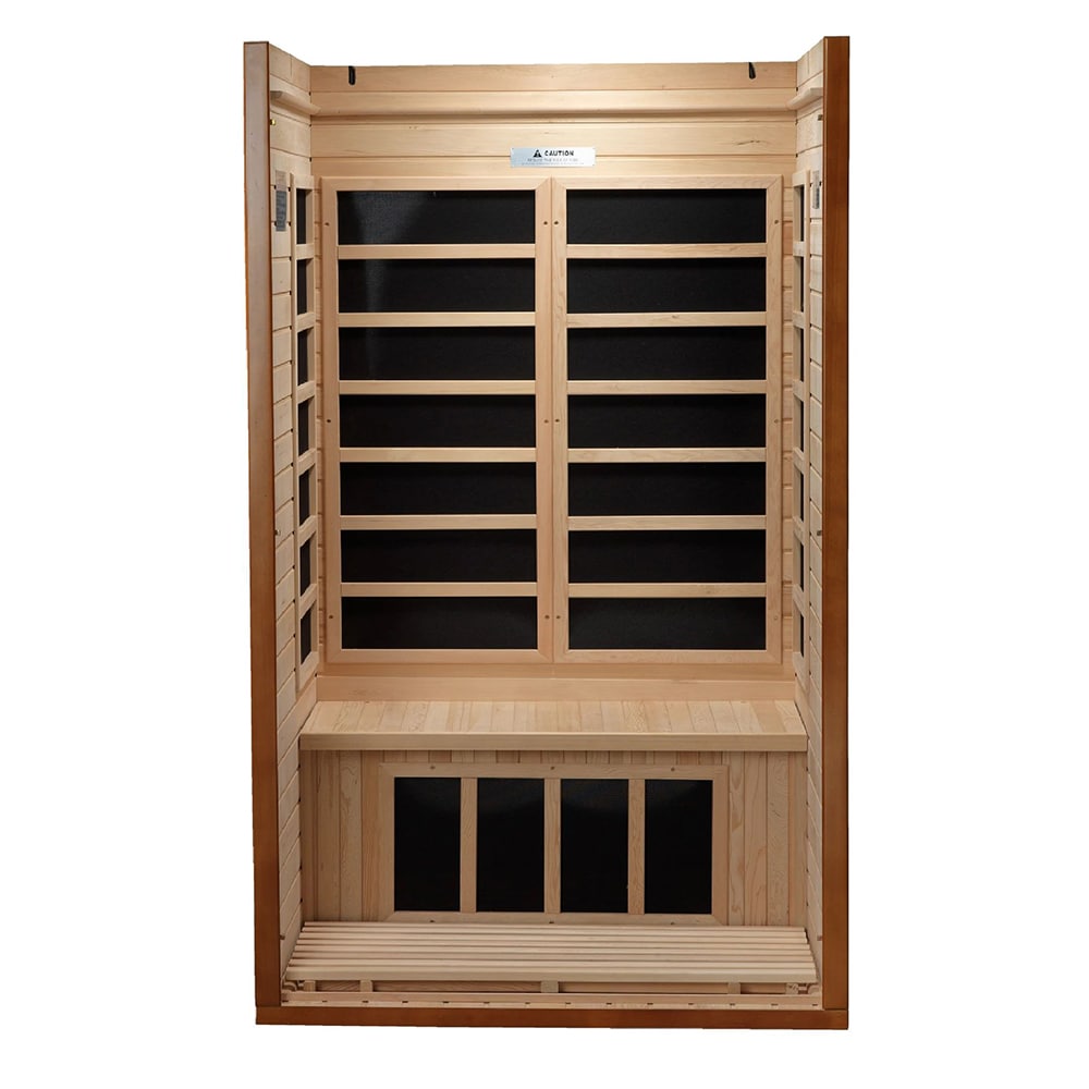 Dynamic Barcelona Elite 1-2 Person Ultra Low EMF Far Infrared Sauna for Home Spa Therapy - DYN-6106-01 Elite Model - Perfect for Relaxation, Detox & Pain Relief
