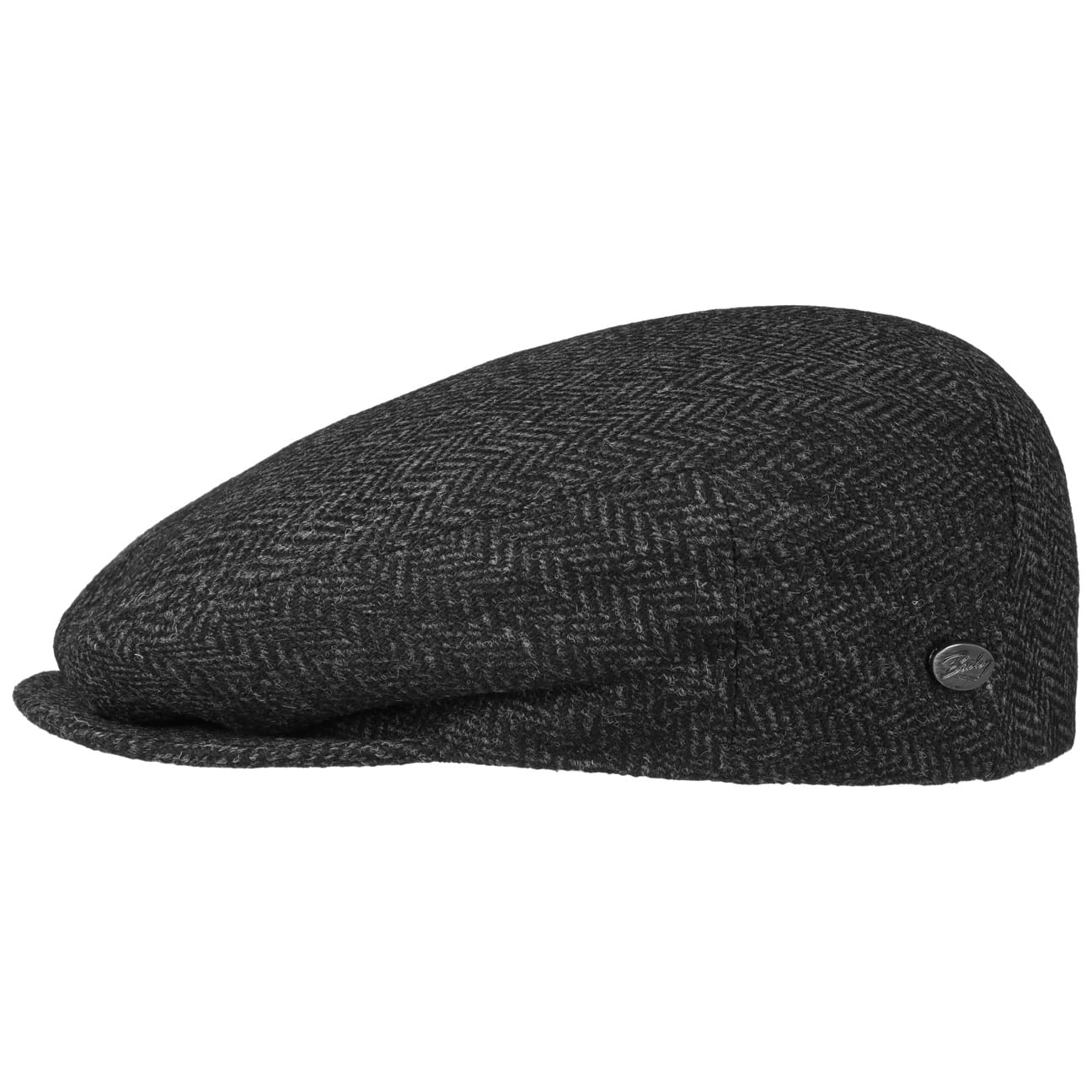 Bailey 1922 Lord Herringbone Flat Cap - Classic Wool Men's Hat for Casual & Formal Wear - Perfect for Outdoor Activities, Golf, and Winter Fashion