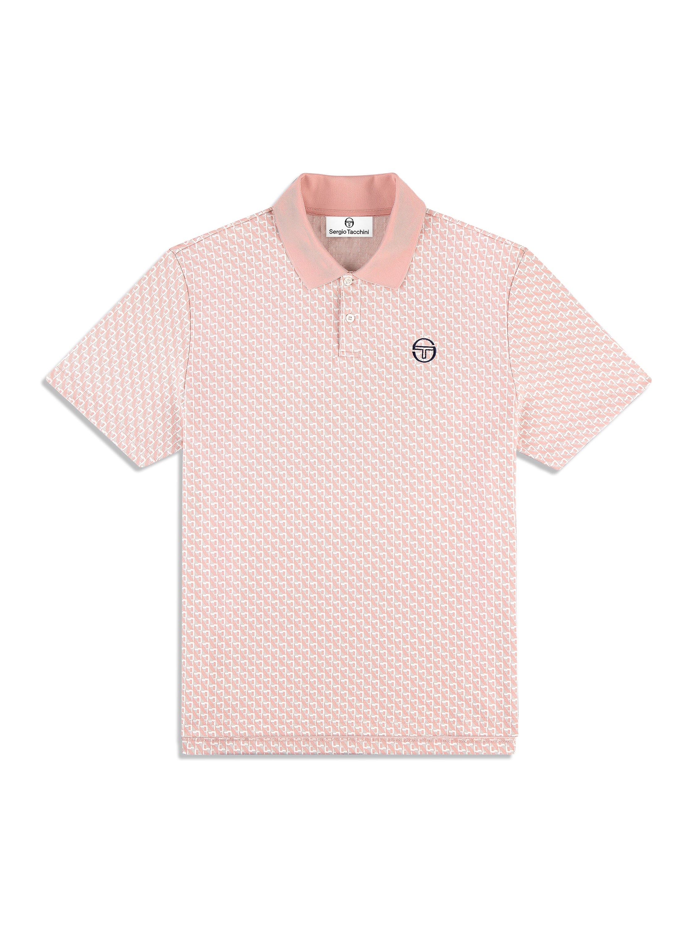 Paolo Knit Polo Shirt for Men - Soft Cotton Blend, Pale Mauve Color - Perfect for Casual Wear, Office & Weekend Outings
