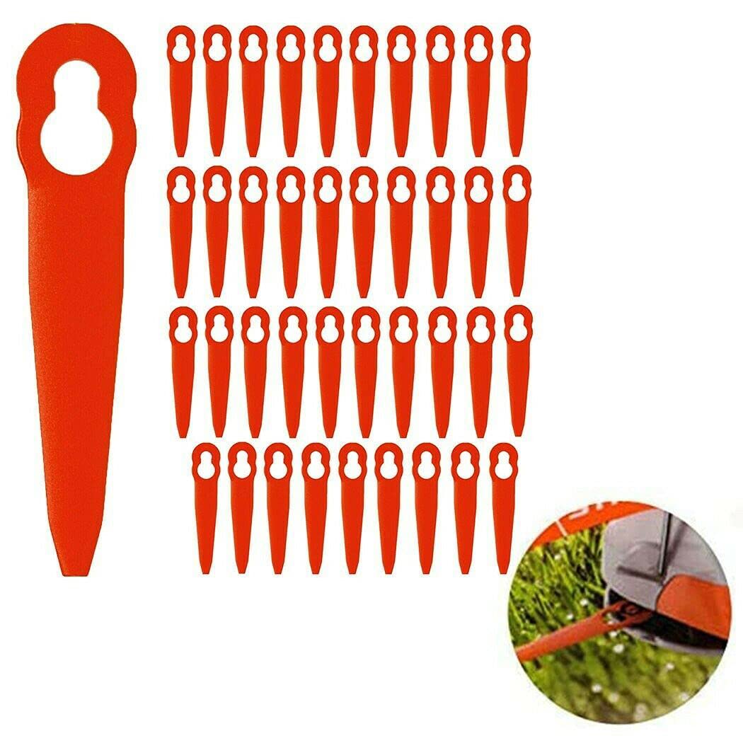 100pcs Replacement Plastic Blades for Stihl PolyCut 2-2 4008 007 1000 Lawn Mower Trimmer - Durable Grass Cutter Accessories for Yard Maintenance & Landscaping