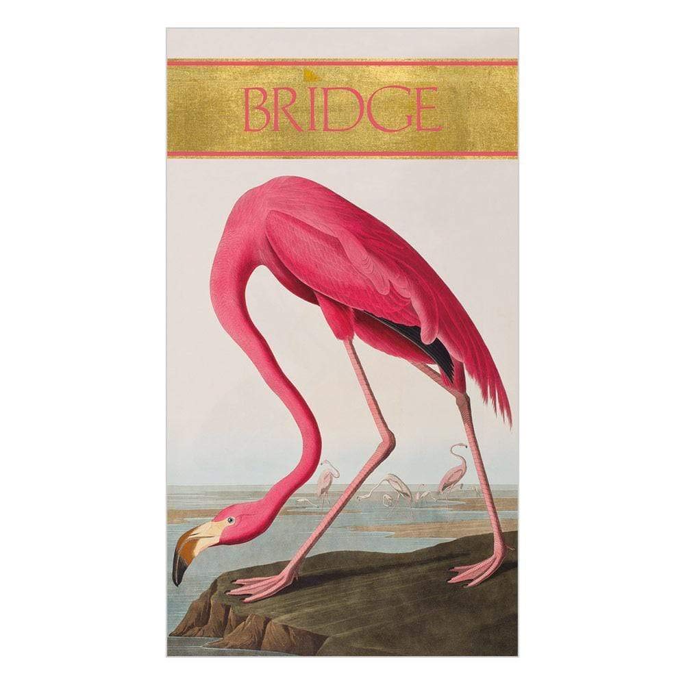 Caspari Audubon Birds Bridge Playing Cards Score Pad - Set of 5 Pads for Bridge Game Scoring | Perfect for Card Games, Tournaments & Social Gatherings