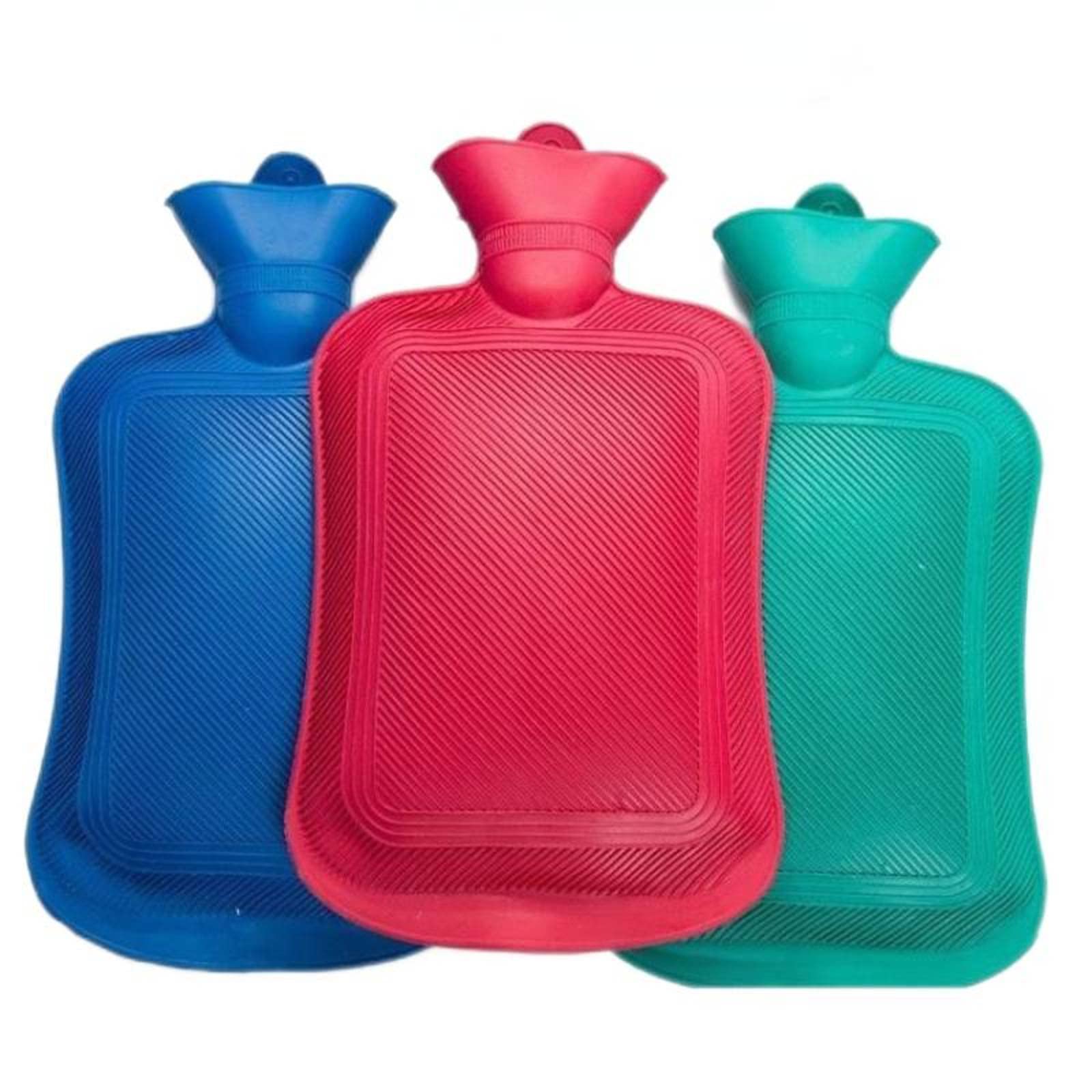 MOUMO Hot Water Bottle for Pain Relief - Insulated Rubber Hand Warmer & Foot Warmer with Soft Cloth Cover - Perfect for Cold Weather, Menstrual Cramps & Winter Comfort