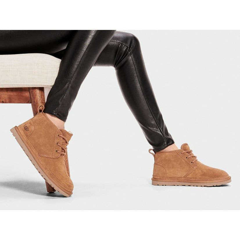 UGG Women's Neumel Boots - Genuine Sheepskin Winter Ankle Boots for Women, Chestnut Brown | Cozy & Comfortable for Casual Wear, Outdoor Activities & Cold Weather