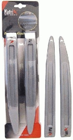 YT9122S Silver Bumper Guards for Cars - Durable Auto Protection for Parking & Side Impact | Perfect for Sedans, SUVs & Trucks