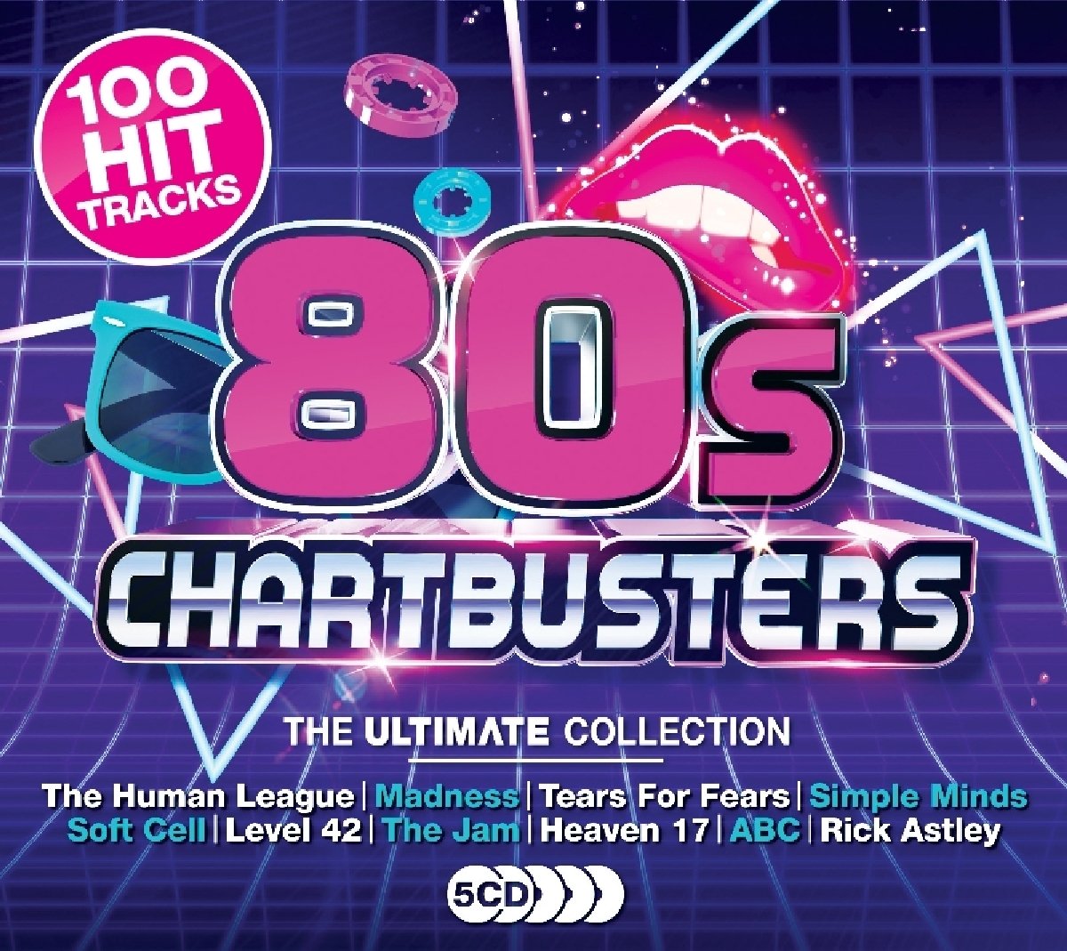 Ultimate 80s Chartbusters Box Set - Greatest Hits Music Collection - Perfect for Parties, Road Trips & 80s Themed Events