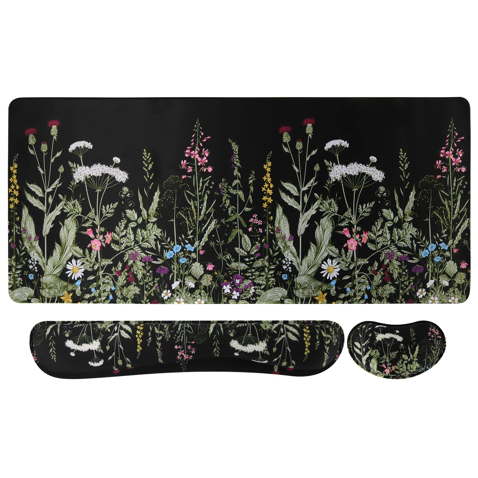 iCasso Extended Gaming Mouse Pad Set - 35.4